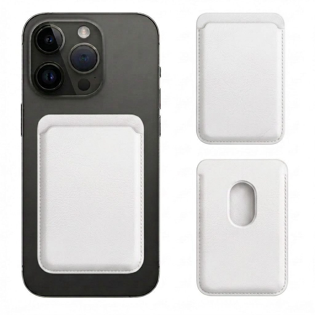Futurea Smartphone-Hülle MagSafe Kunstleder Wallet Kartenetui für Apple iPhone 17 bis 12, magnetisch für Apple iPhone 17,16,15 Pro Max