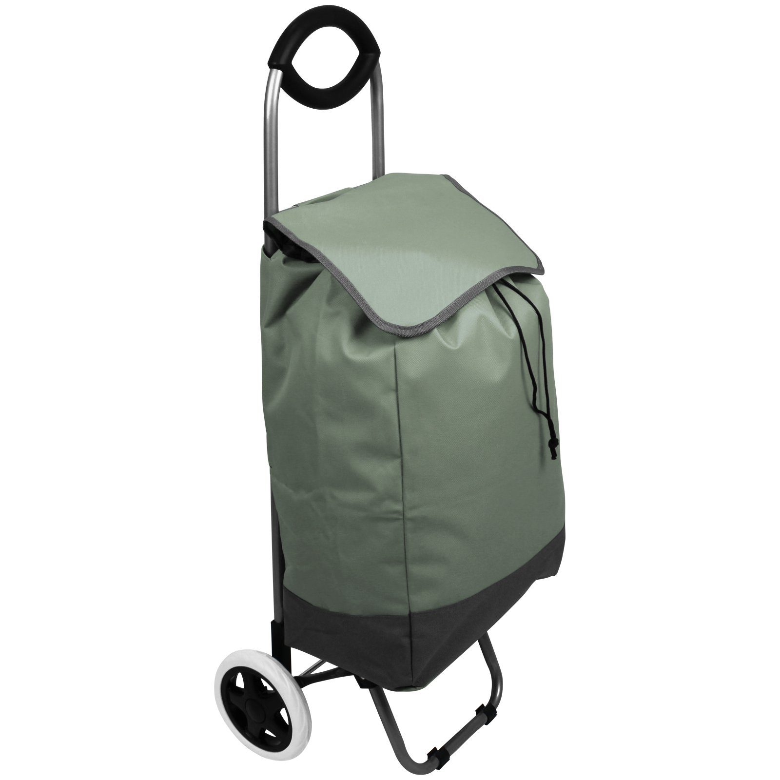 Koopman Einkaufstrolley Einkaufs-Trolley 30L Farbwahl Einkaufsroller Einkaufswagen, Trolley Tasche Einkaufstasche Faltwagen Grün