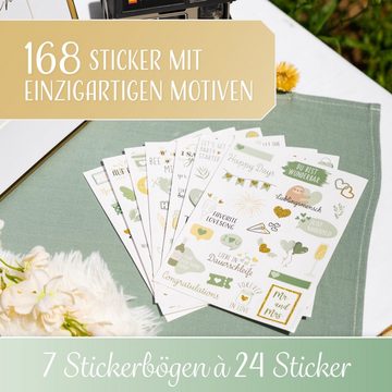 Amari Hochzeitskarte AMARI ® Sticker Hochzeit [168 Motive] - Veredelte Hochzeit Aufkleber