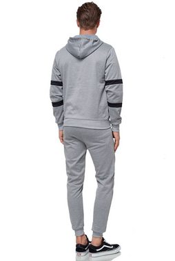 Max Men Trainingsanzug Trainingsanzug Home Jogging Hose Anzug Sweater Kapuze (2-tlg), 3505 in Hellgrau