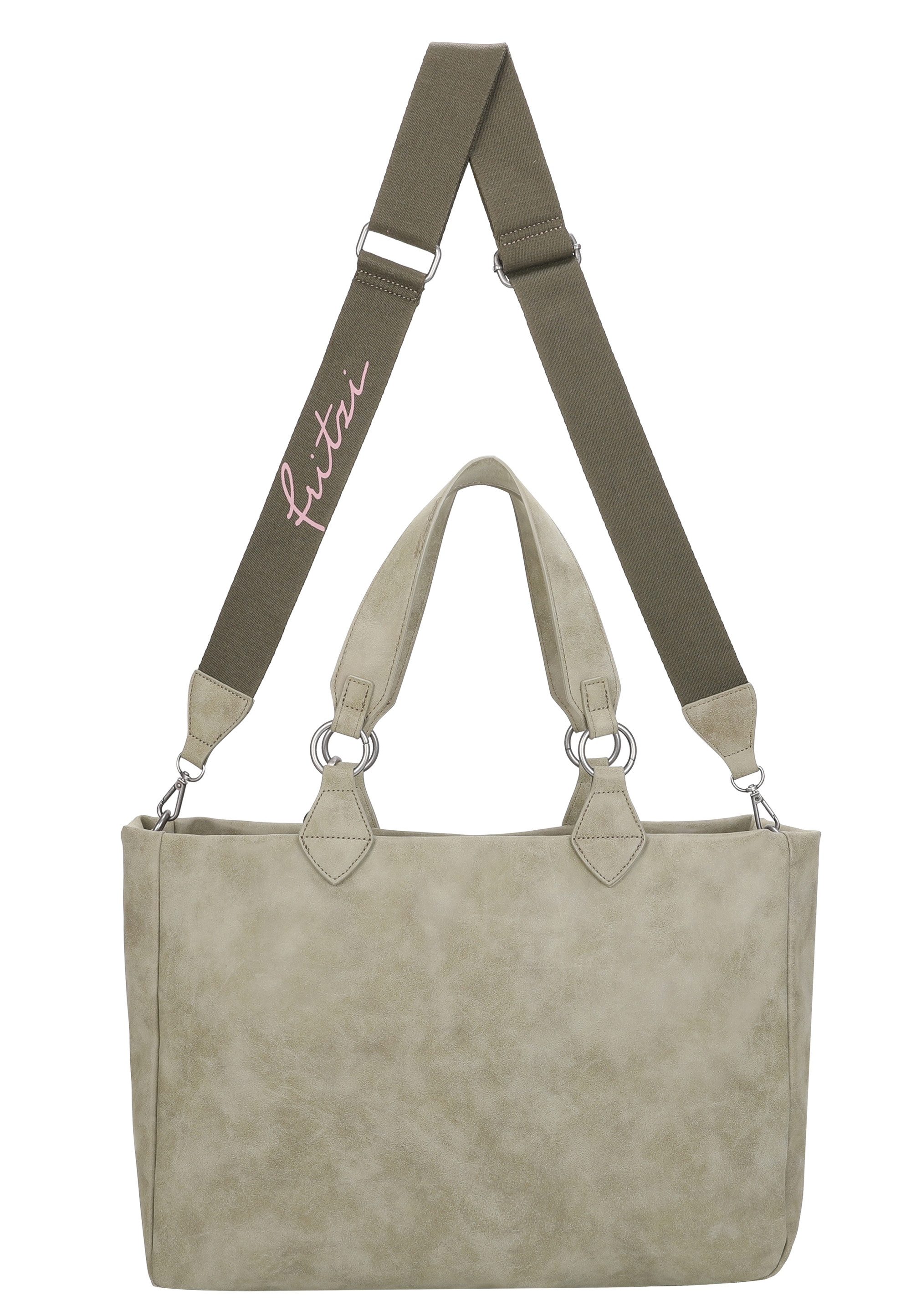 Fritzi aus Preußen Henkeltasche Izzy Vintage, mit Taschen-Anhänger und Schlüsselschlange