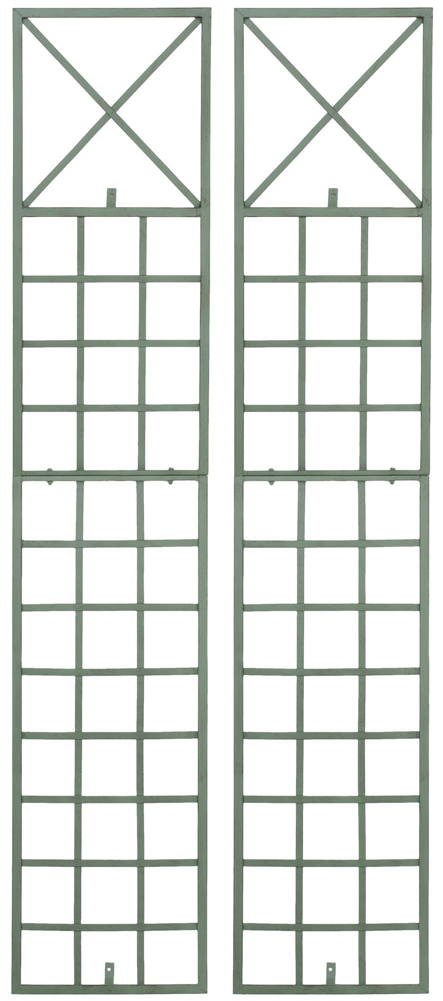 TPFLiving Rankhilfe Trifo, Rankgitter - Blumengitter aus massivem Eisen, Ro günstig online kaufen