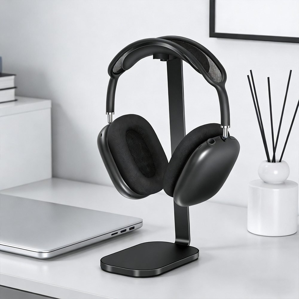 TUWENA Kopfhörerständer Kopfhörer Ständer, Abnehmbare Schwerer Gaming Headset Halterung, (Headset Halterung mit Rutschfestem Silikon, für Alle Kopfhörergrößen)