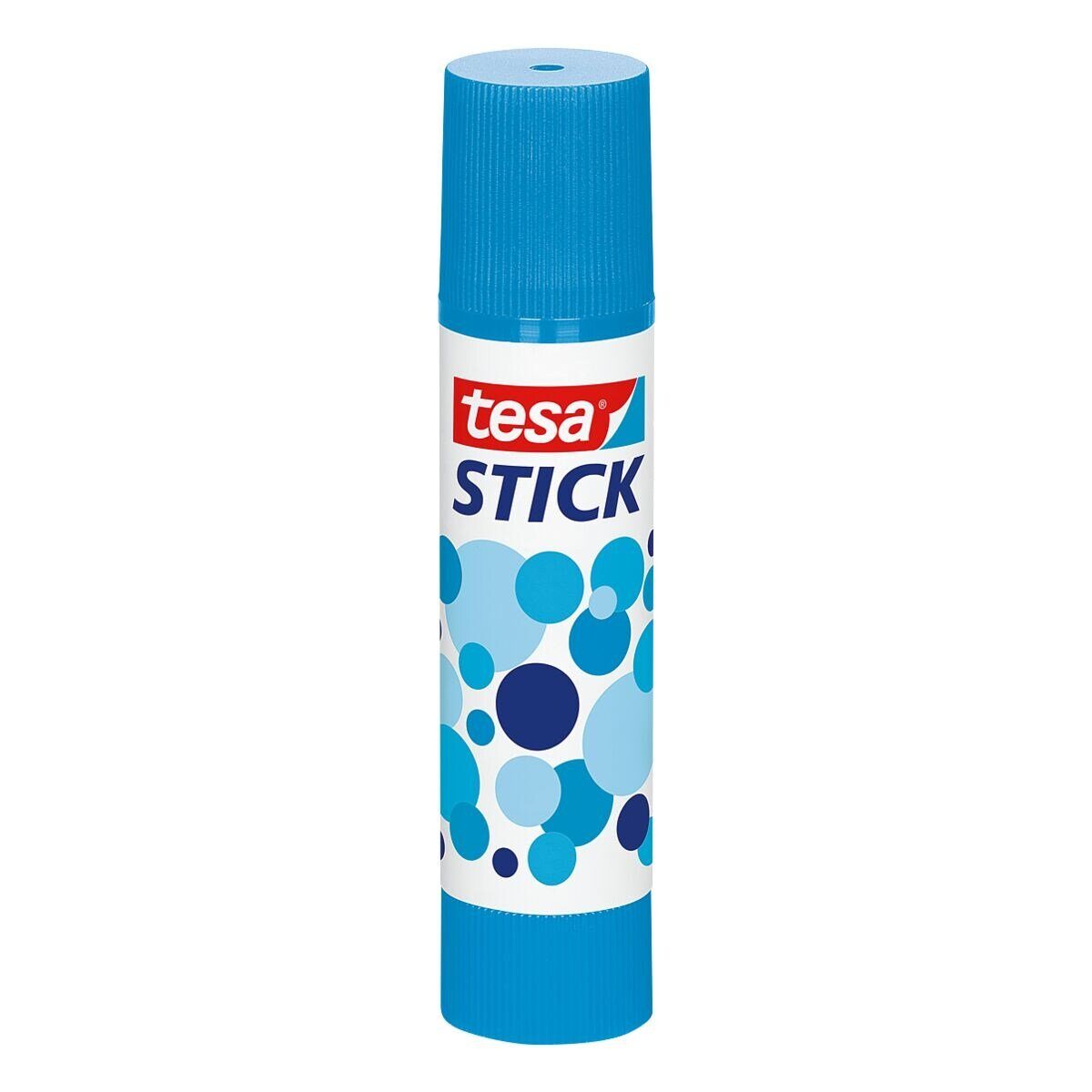tesa Klebestift Stick ecoLogo®, (3-tlg), 3er Set, Steckkappe mit Rollstopp, 3x 10 g