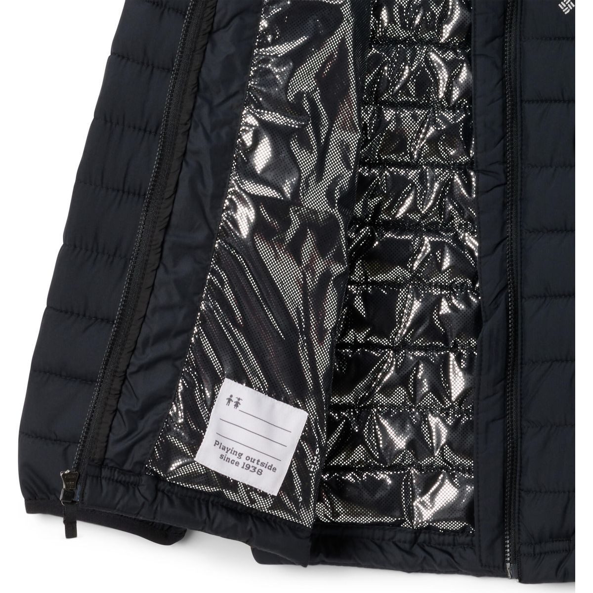 Columbia Steppjacke Girl's Powder Lite II Hooded Insulated Jacket Wasserabweisende Jacke mit Omni-Heat™-Technologie für optimalen