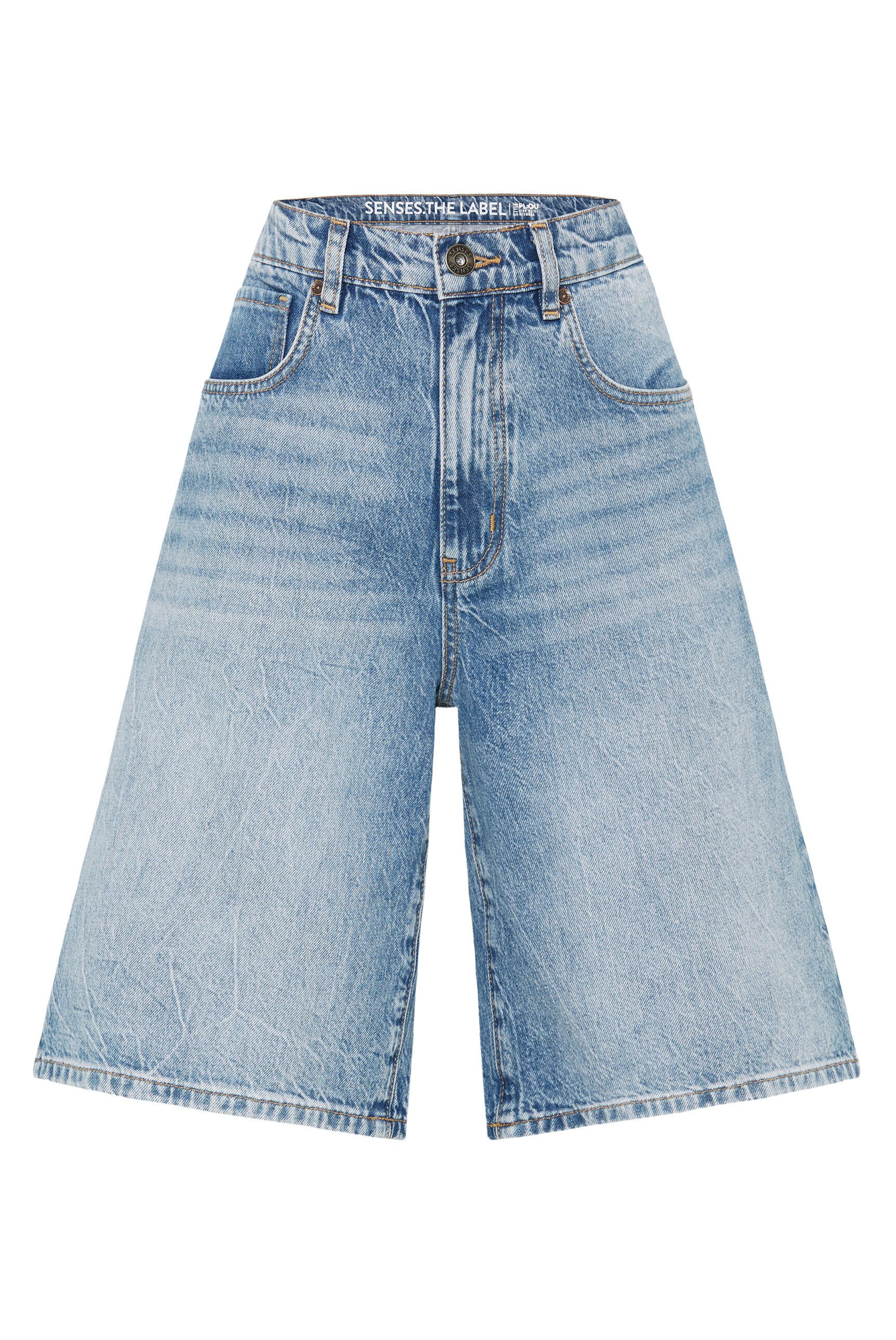 SENSES.THE LABEL Jeansshorts mit hoher Leibhöhe günstig online kaufen