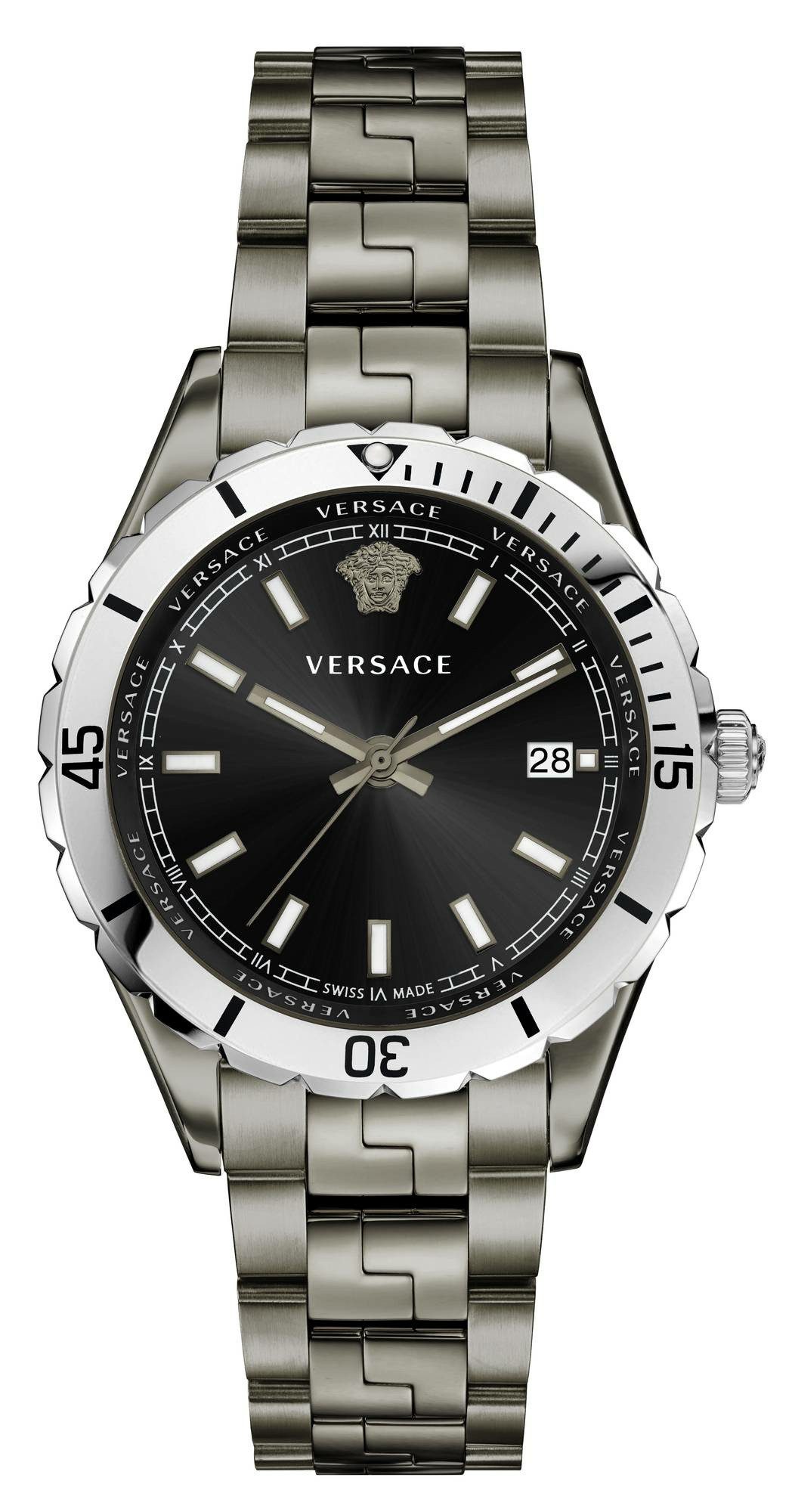 Versace Quarzuhr Analoguhr für Herren, (1-tlg)