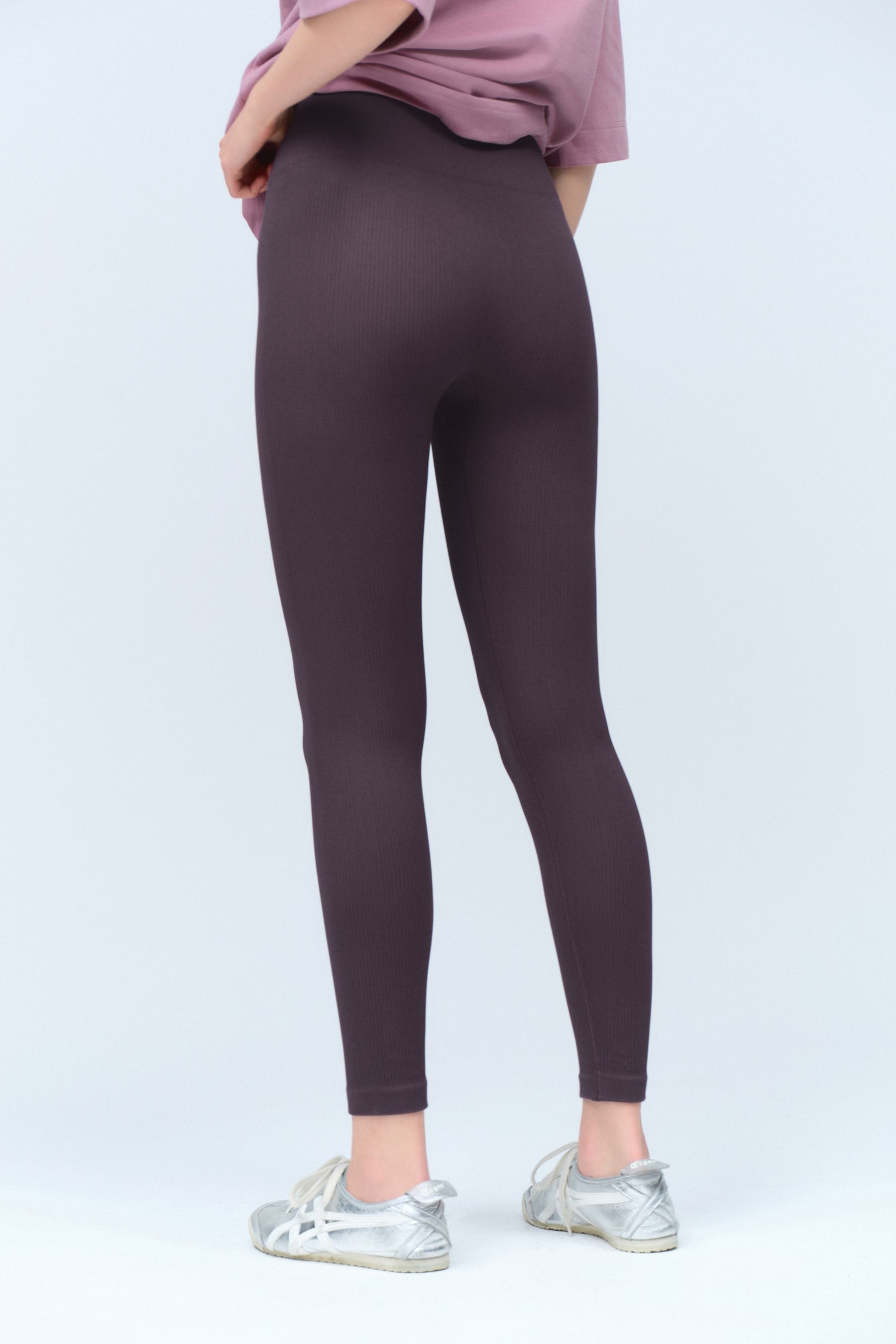 Next Highwaist Leggings Gerippte Leggings mit hoher Taille (1-tlg) günstig online kaufen
