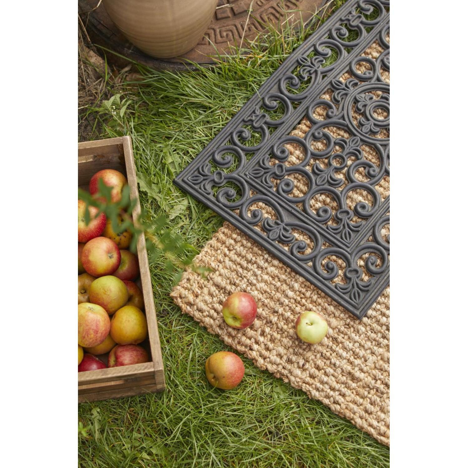 Ib Laursen Fußmatte Ib Laursen Türmatte aus Gummi Filigran (120x45cm)