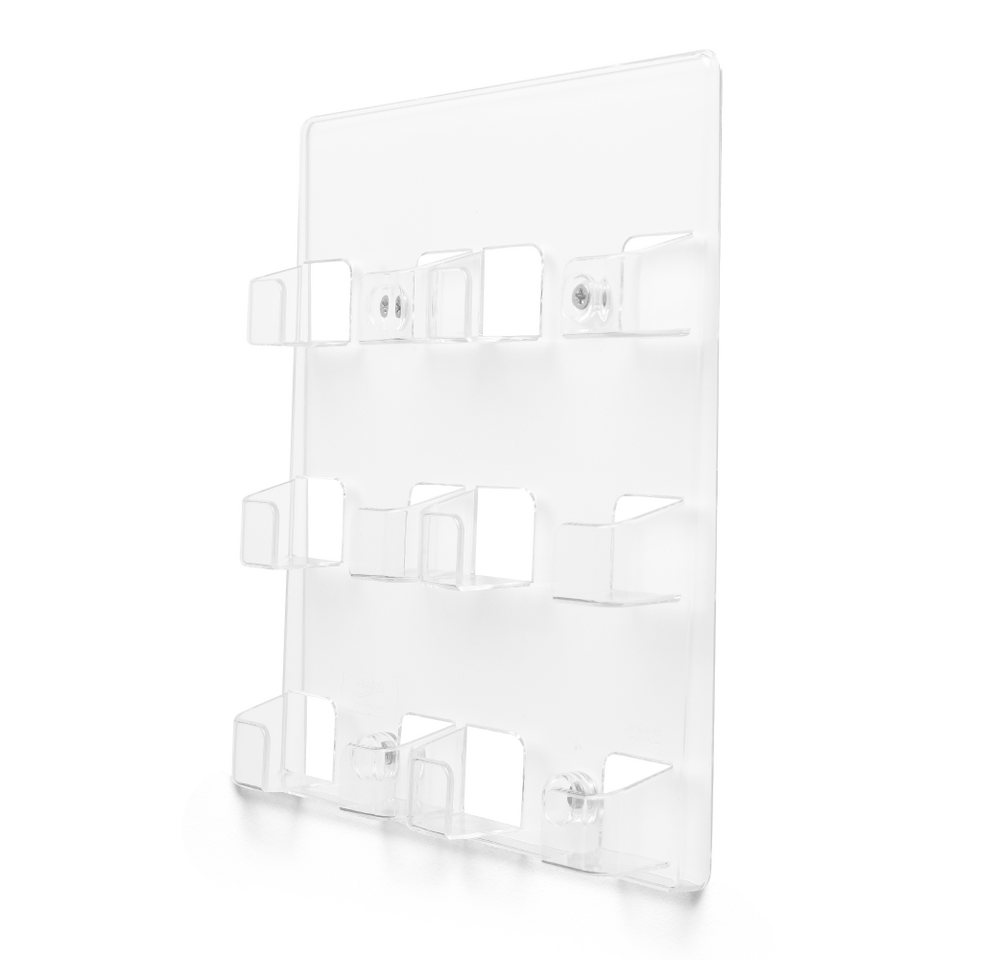 Thumbnail - magnetoplan® Visitenkarten Visitenkartenhalter zur Wandmontage, 6 Ablagen, Querformat.