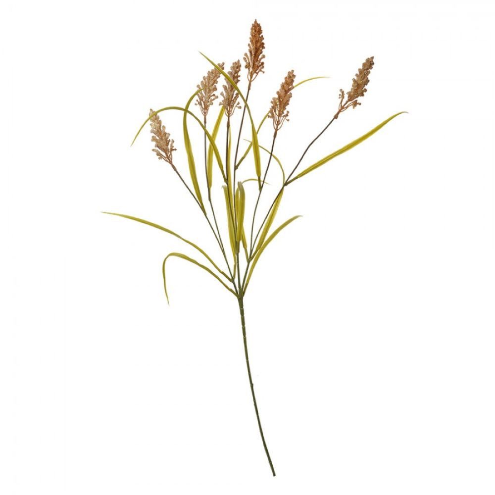 Kunstblumenstrauß Kunstzweig 3er Set Braun Grün 88 cm