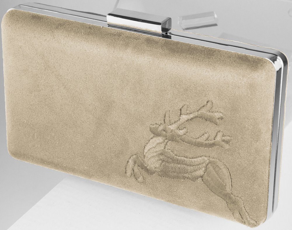 Trachtenland Trachtentasche Clutch mit Hirschstickerei - Abendtasche für Damen