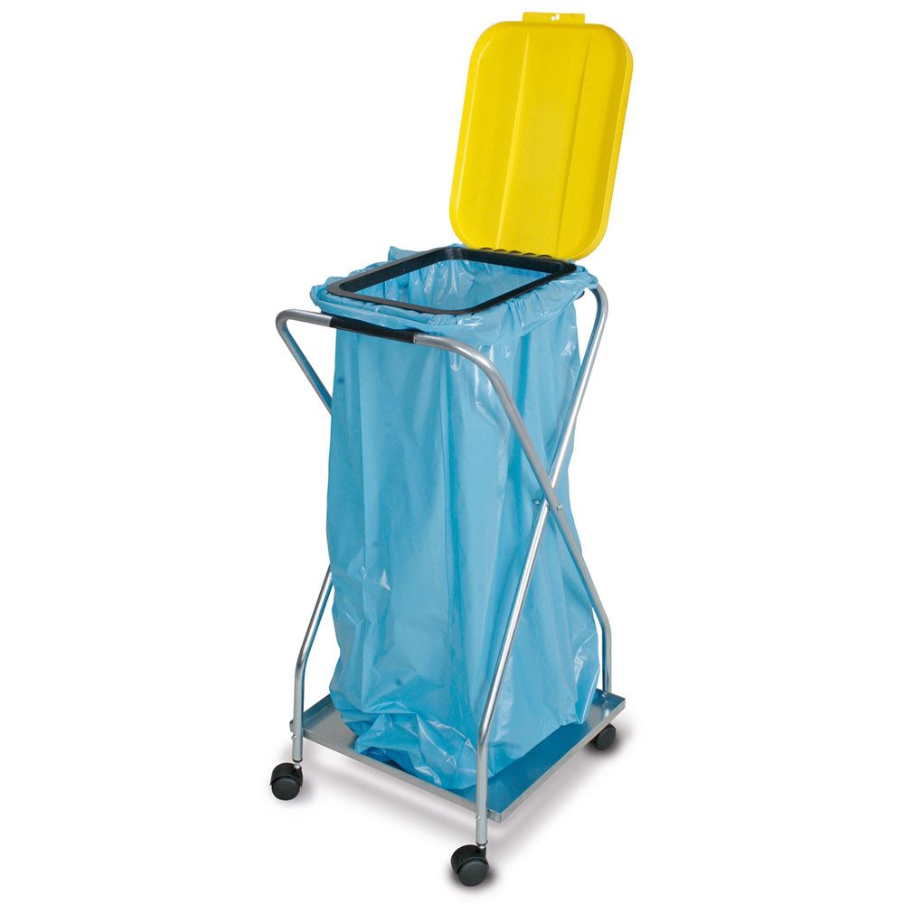 BRB-Lagertechnik Müllsackständer BRB Müllsackständer mit Rollen, für 70-120 Liter Säcke, Bruchfest, selbst unter extremen Bedingungen