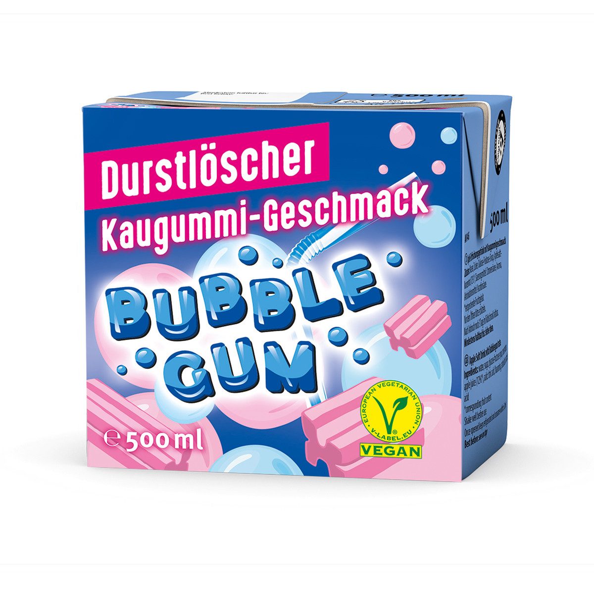DURSTLOESCHER Softgetränk, Durstlöscher Bubble Gum spannende Kombination super erfrischend 500ml
