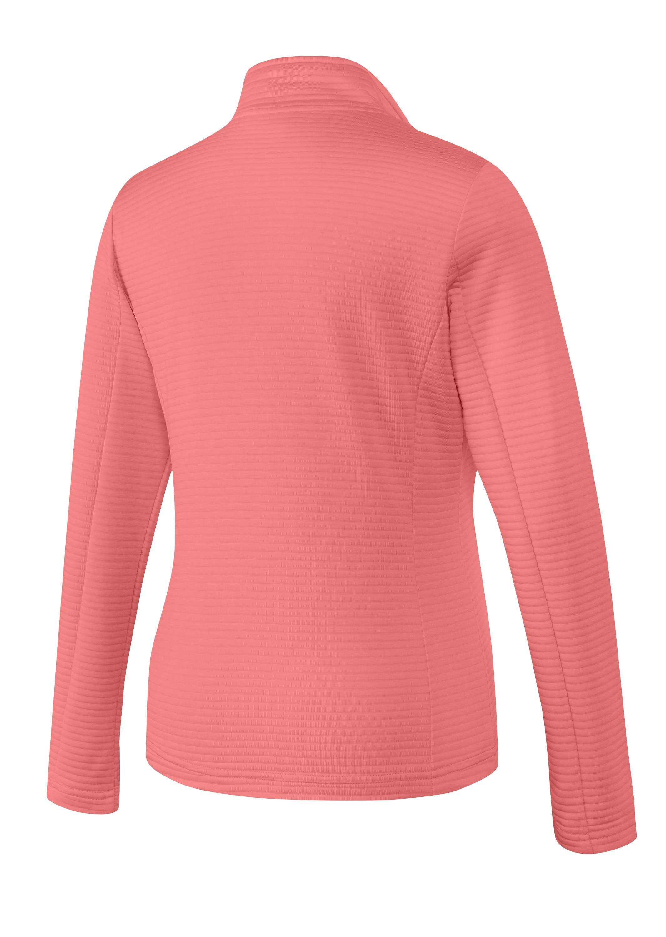 Joy Sportswear melange coral PEGGY pink Jacke Trainingsjacke
