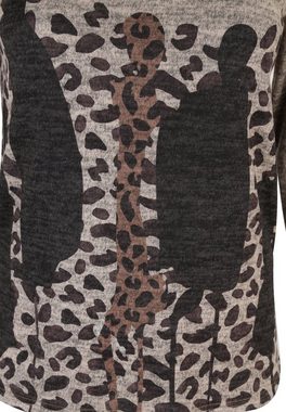 Doris Streich Langarmshirt mit 3/4-Arm und modischem Print