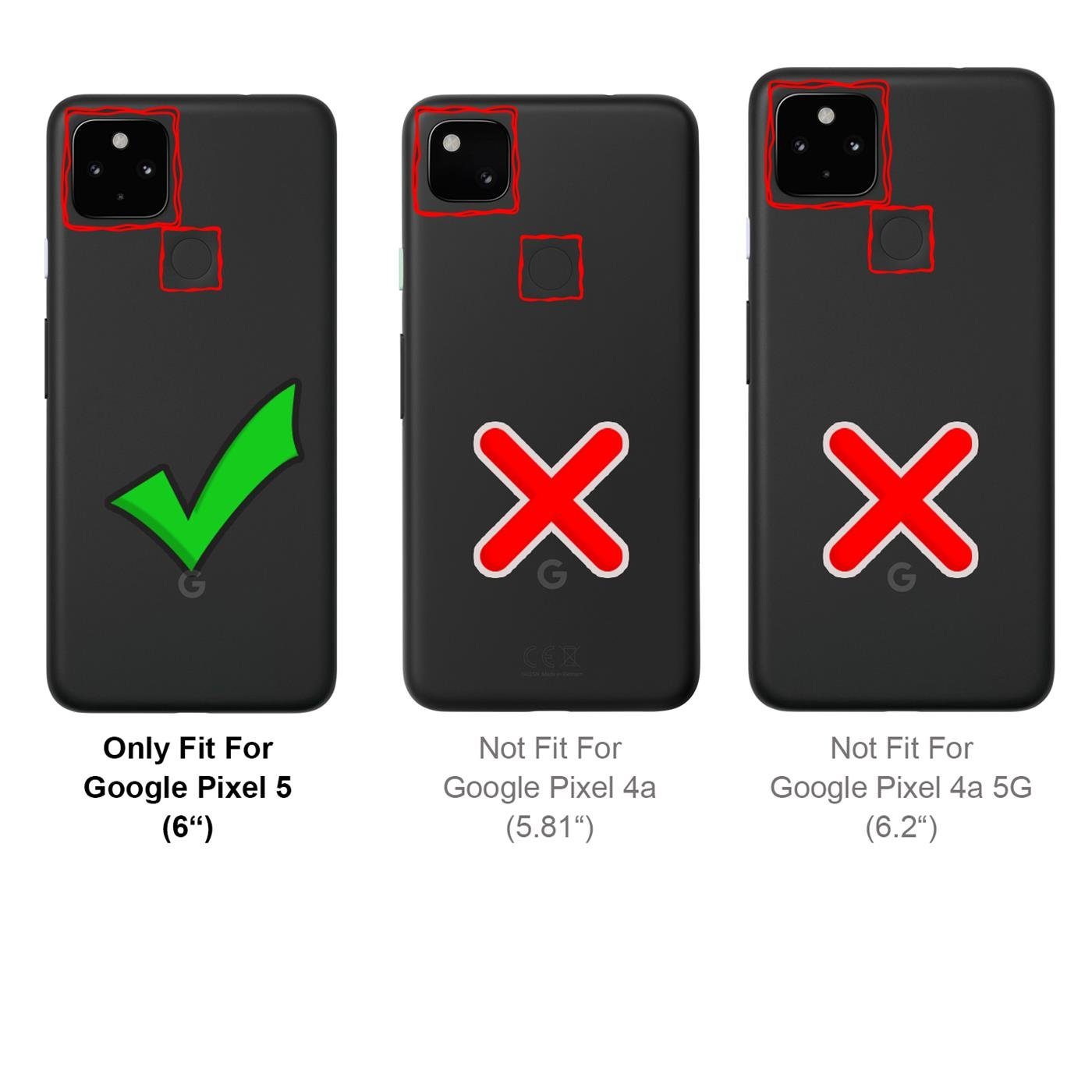 CoolGadget Handyhülle Transparent Ultra Slim Case für Google Pixel 4a 5G 6,2 Zoll, Silikon Hülle Dünne Schutzhülle für Pixel 4a 5G Hülle