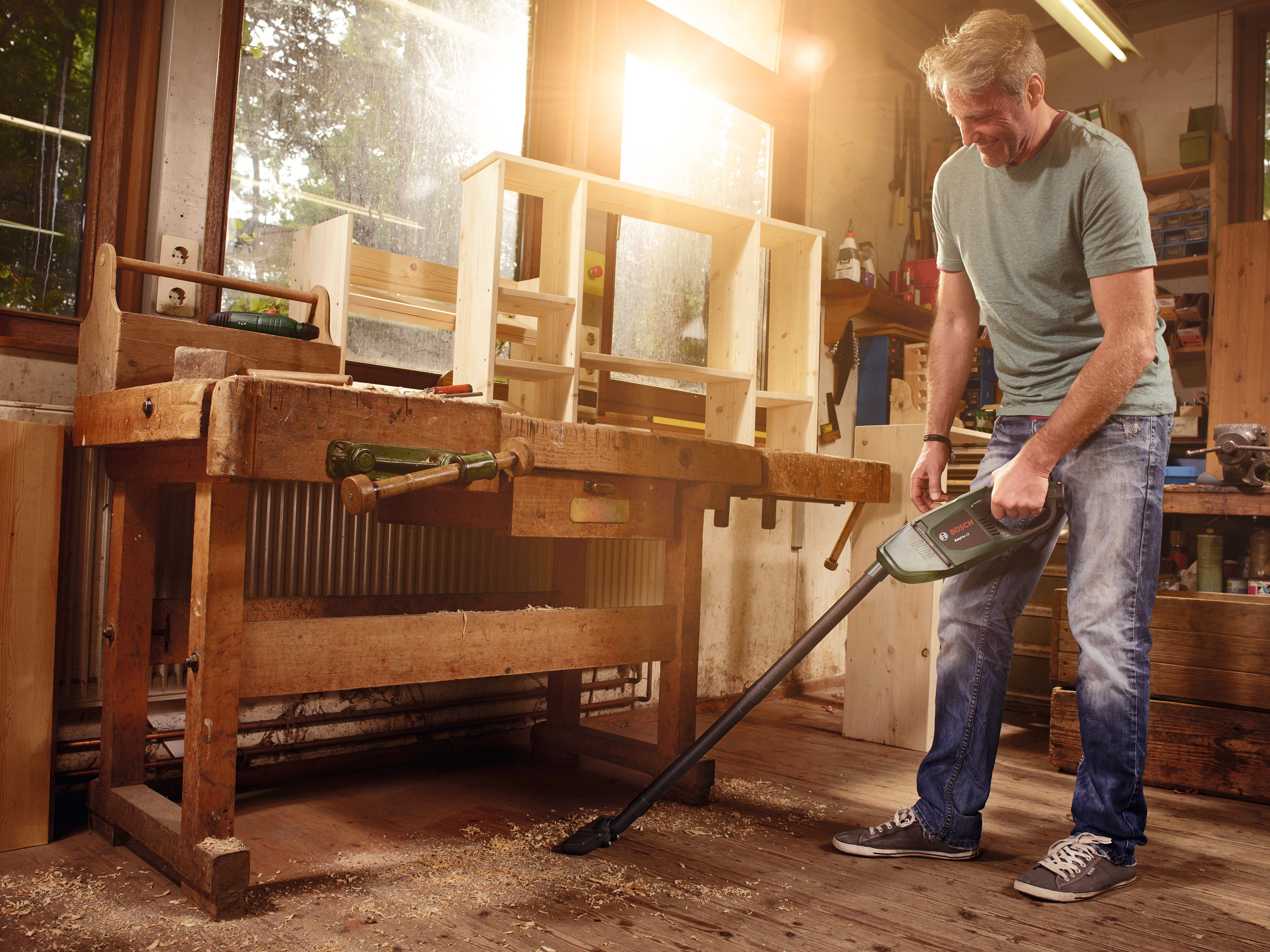 EasyVac Garden mit Akku 12, Bosch Akku-Handstaubsauger & V, 12 beutellos, Home