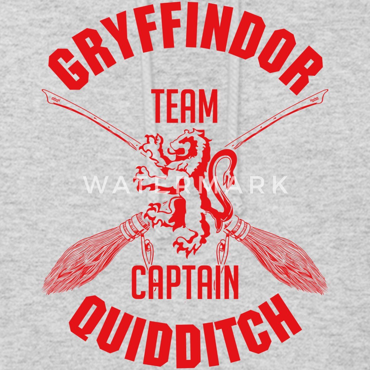 Spreadshirt Hoodie Harry Potter Gryffindor Quidditch Team Captain Damen Hoodie (1-tlg)