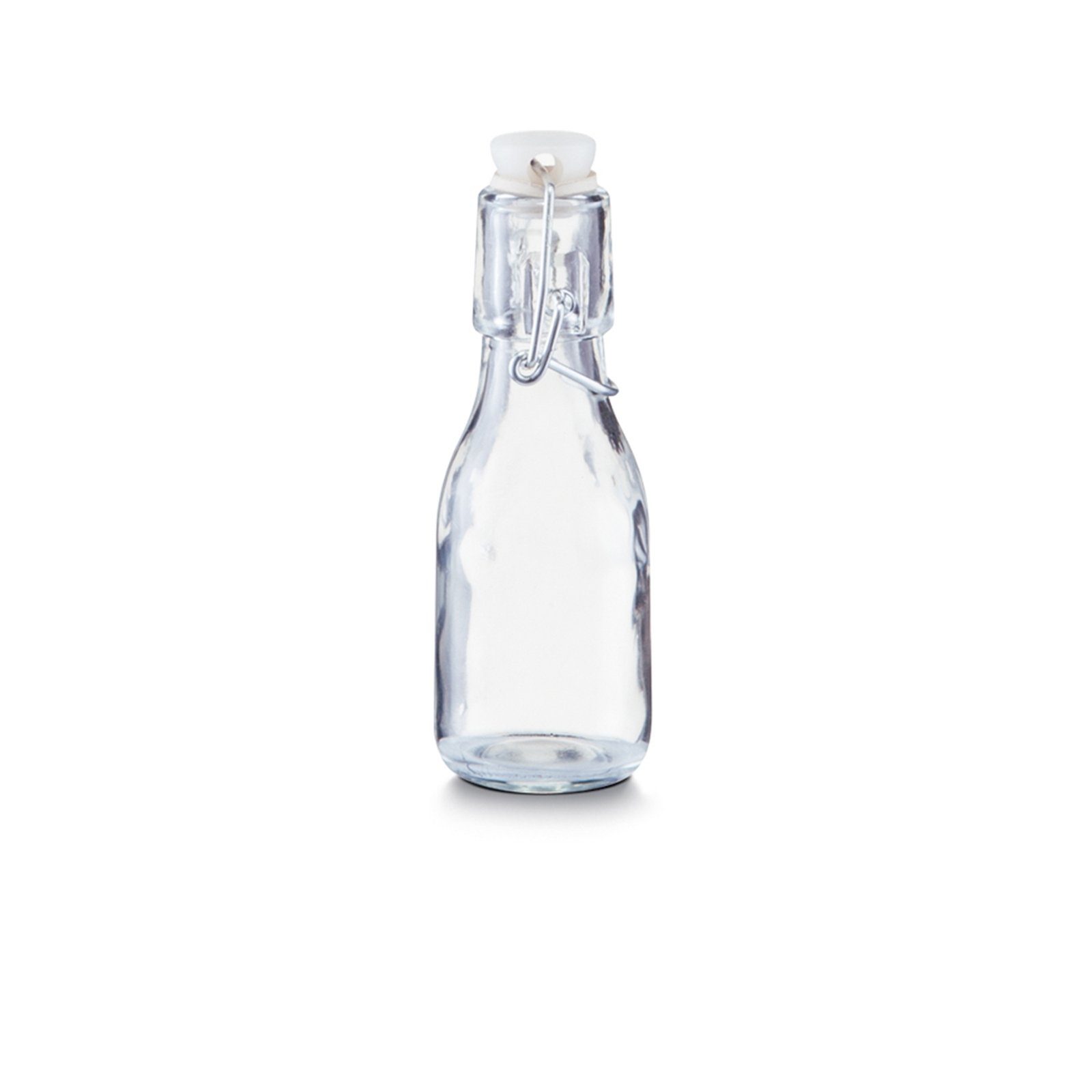 Zeller Present Vorratsglas Glasflasche mit Bügelverschluss 100 ml, Glas, (1-tlg), zum Befüllen