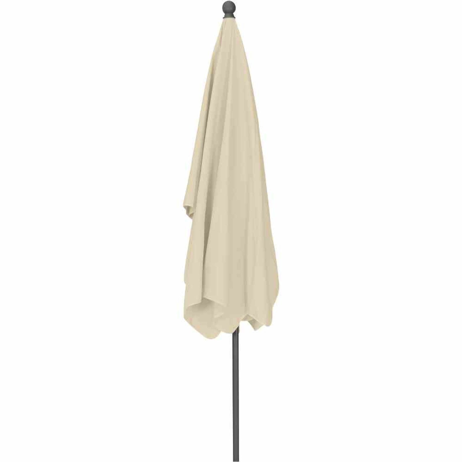 Siena Garden Sonnenschirm Tropico Mittelstockschirm anthrazit/natur 210x140cm Gestell Stahl anth
