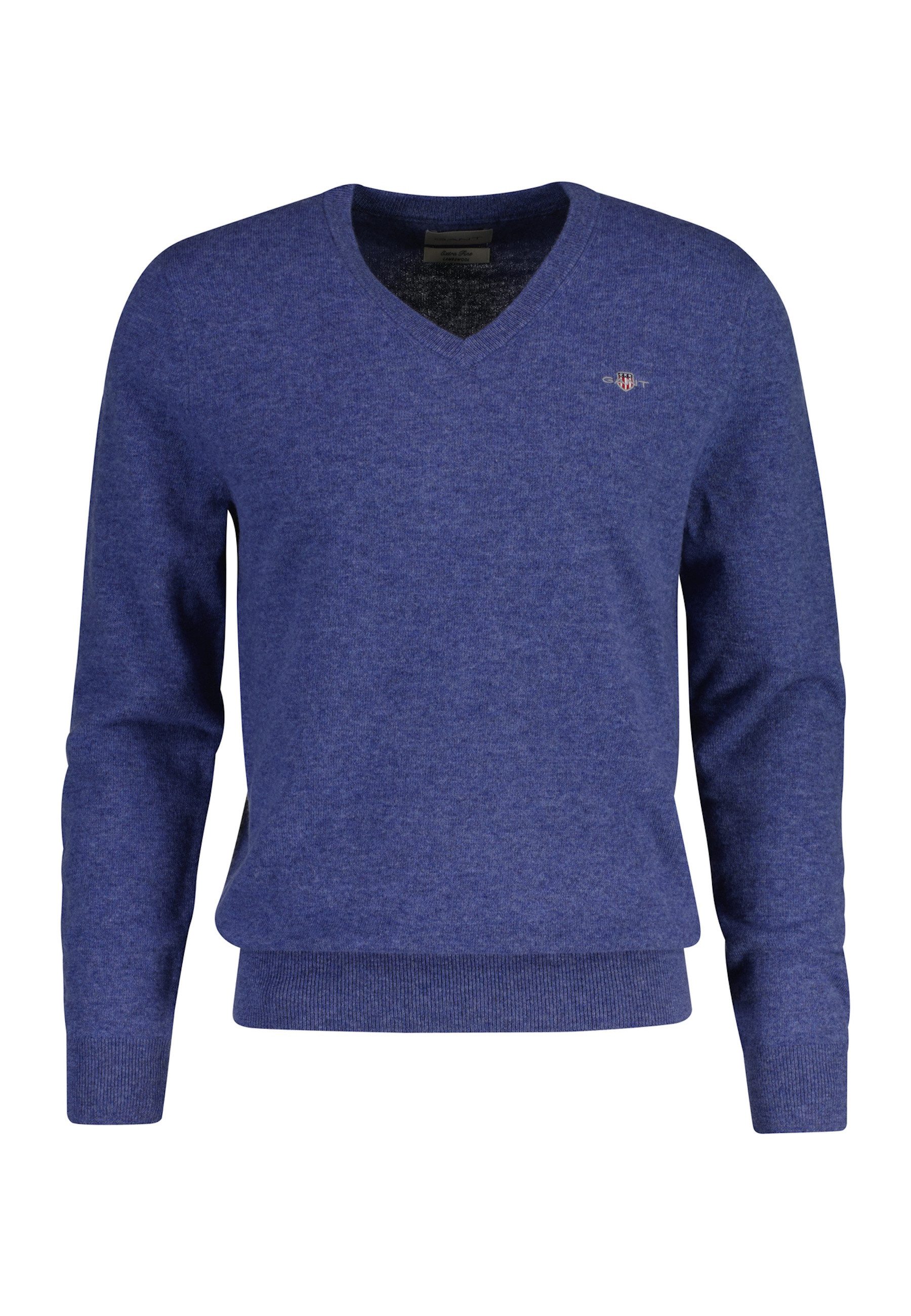 Gant Strickpullover Pullover Strickpullover V-Neck (1-tlg) günstig online kaufen