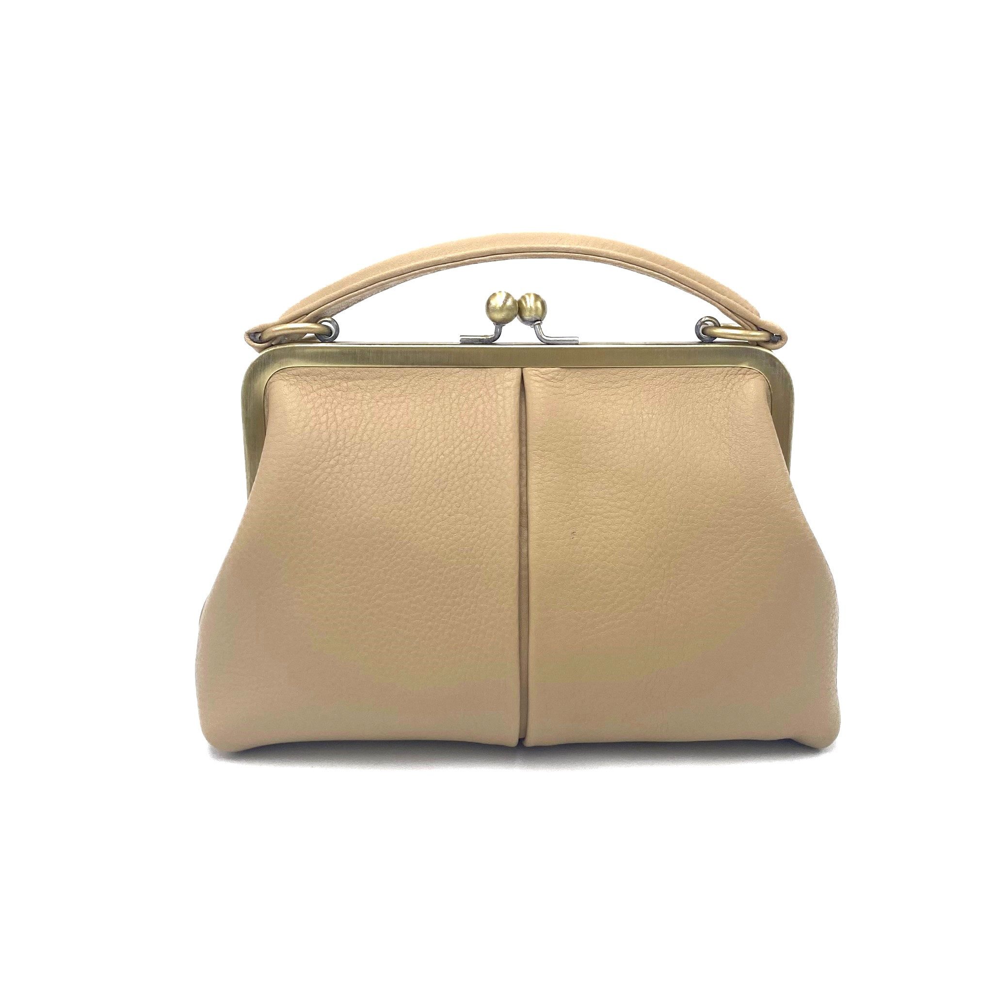 Taschenkinder Handtasche Damen Handtasche Leder "Kleine Olive", Umhängetasche, Vintage Stil., Echtleder