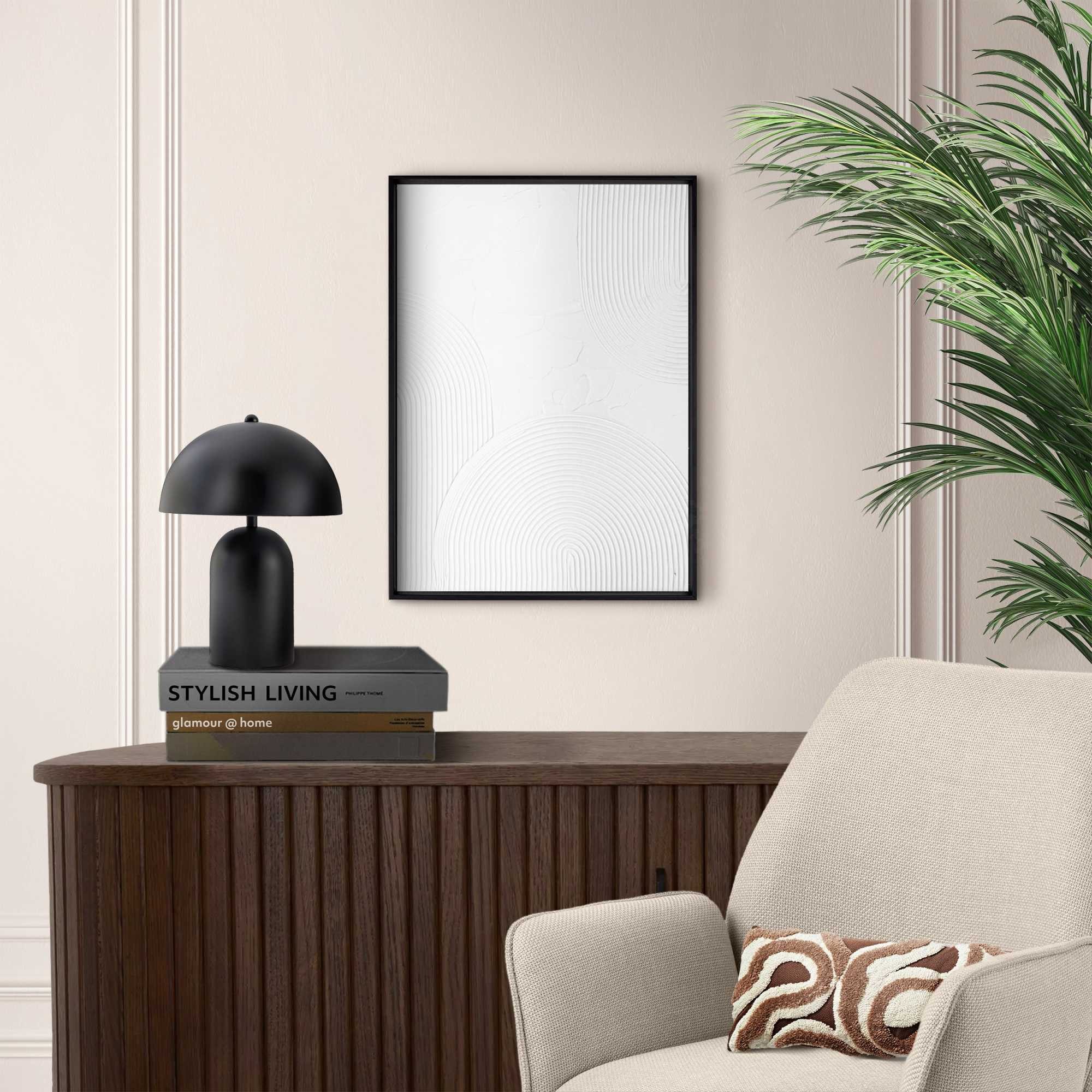 Reinders! Wandbild Reliefbögen, Home Office - Weiß - MDF - Abstrakt - 30x40 günstig online kaufen