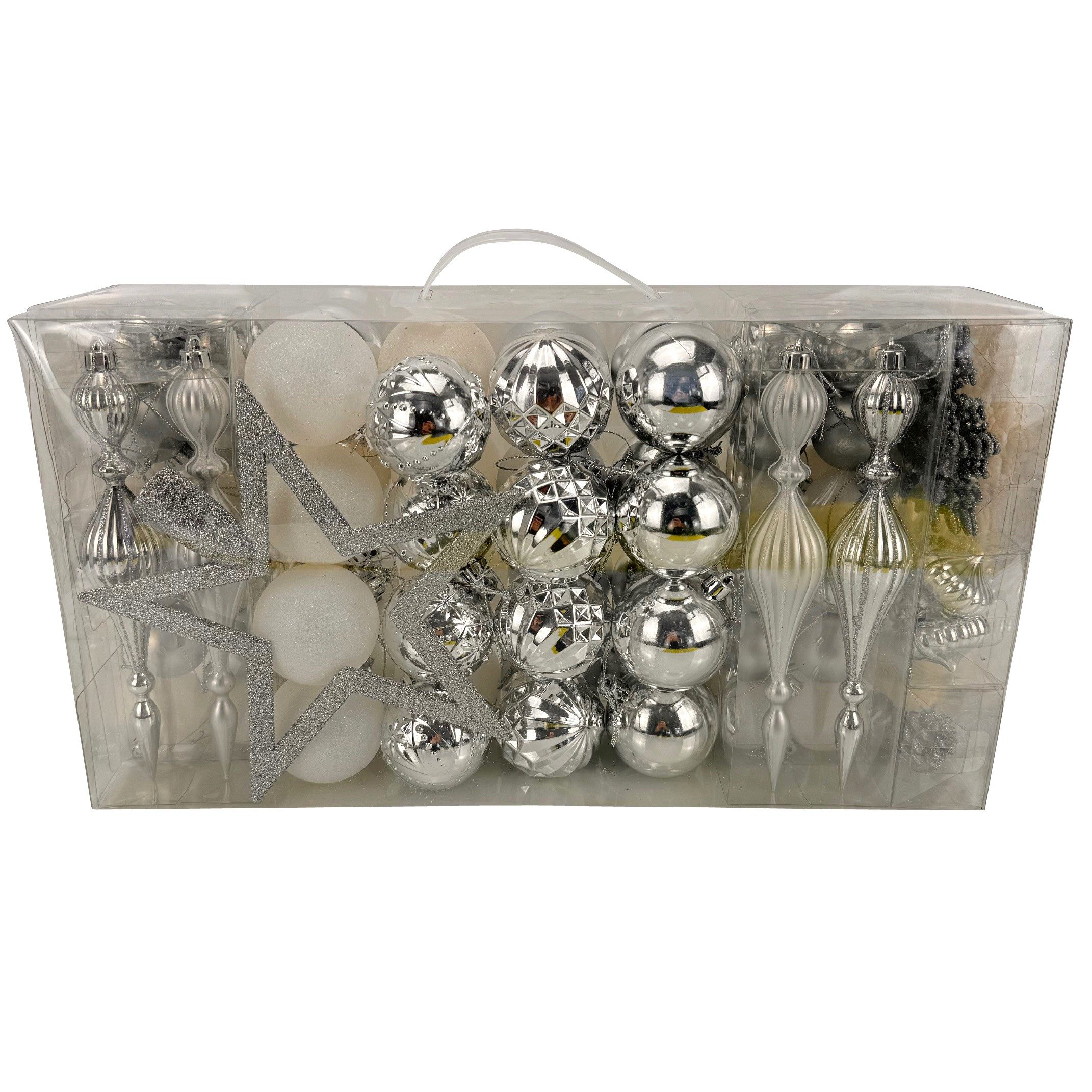 Online-Fuchs Christbaumschmuck Weihnachtsbaumschmuck - 100 Teile - Kugeln, günstig online kaufen