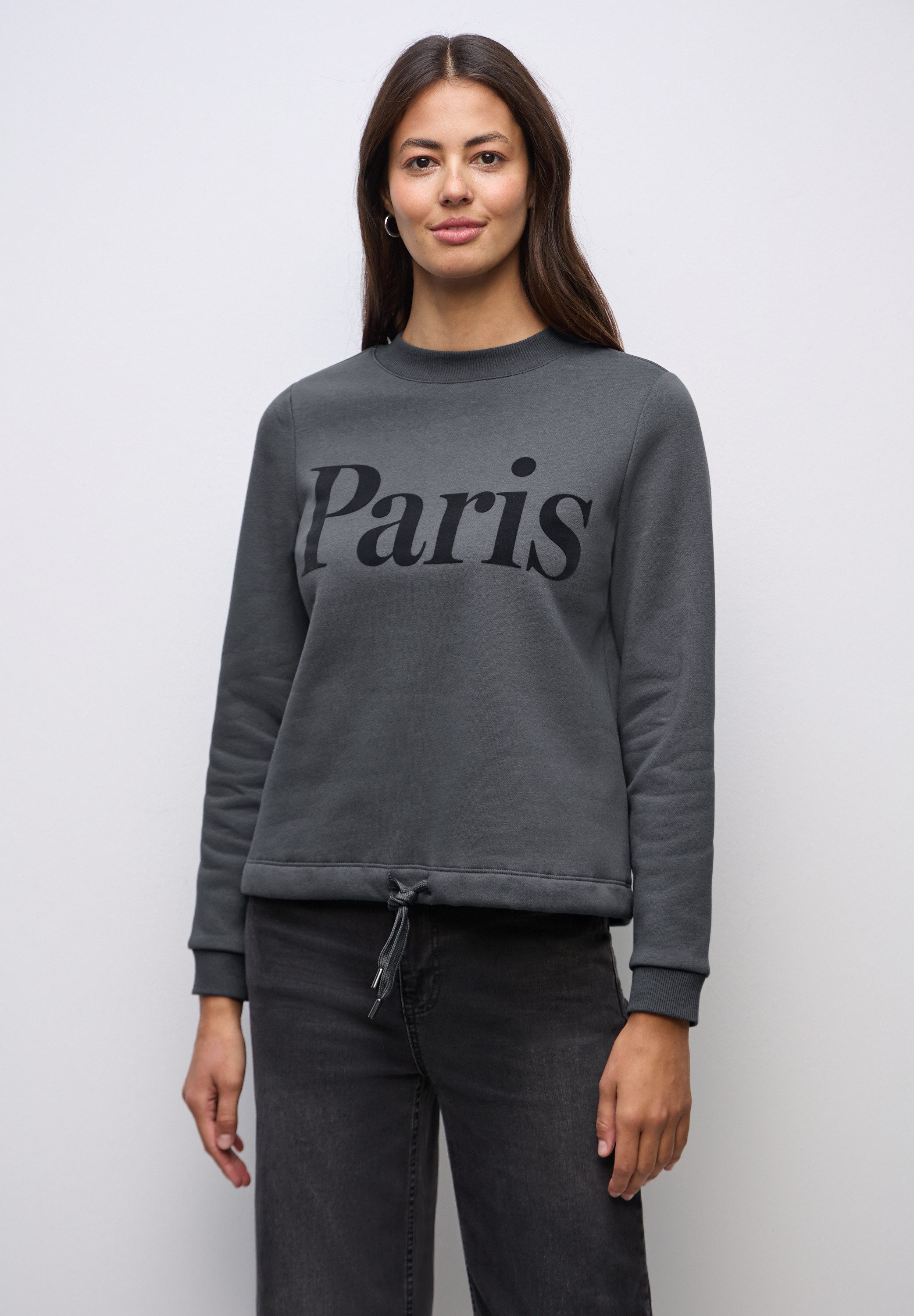 STREET ONE Sweatshirt mit Wording-Print