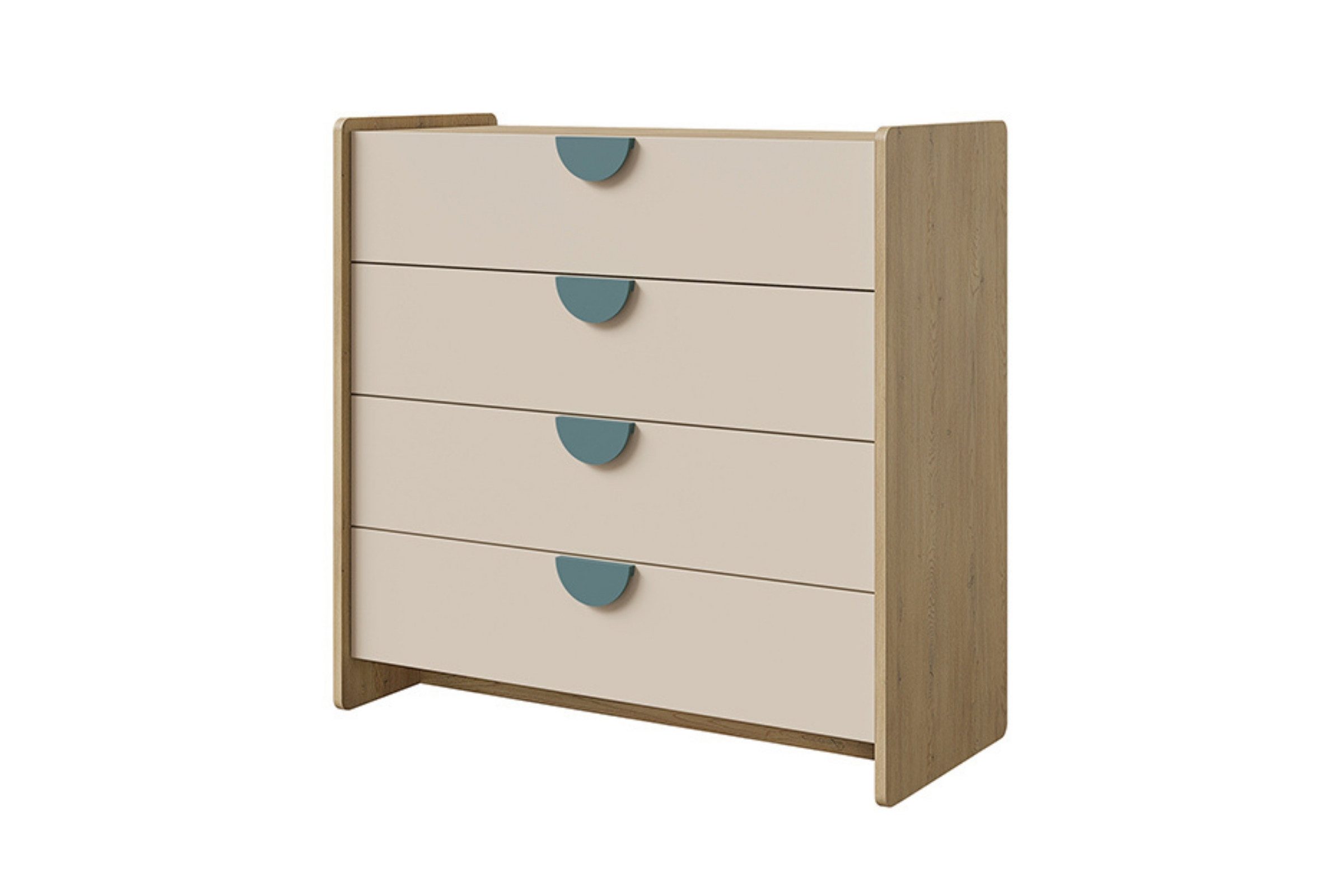 Deine Möbel 24 Kommode LEXO 10 Kinderzimmer mit 4 Schubladen, B/H/T 93x91x40 cm (Set, 1 St., ideal für Kinder & Jugendliche), Sideboard, LEXO - Kollektion