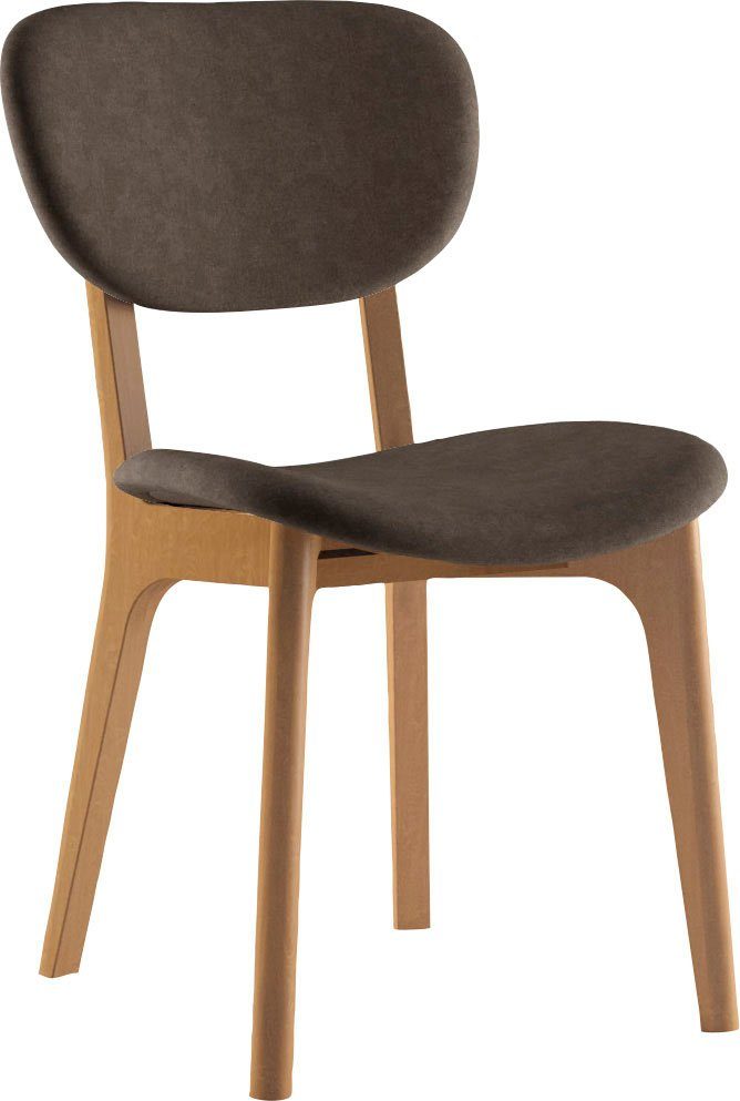 INOSIGN Stuhl COZY Made in Italy (Set, 2 St), Gestell in Buche, Kirsch- oder Nussbaum, Massivholz, Design Stuhl. Reduzierter Preis € 629,99. Unverbindliche Preisempfehlung € 839,00, (€ 315,00 pro 1 Stk)