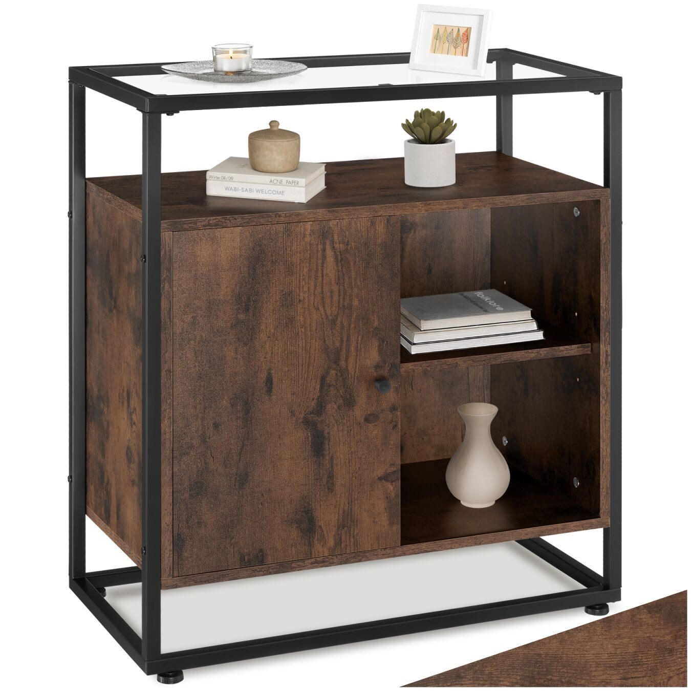 tectake Sideboard Kommode, Industrial Style