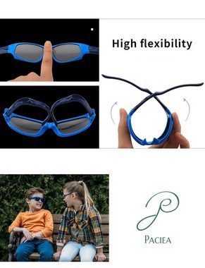 PACIEA Sonnenbrille PACIEA Sonnenbrille Kinder 3-12 Jahre Polarisierter UV Schutz polarisierten Linsen