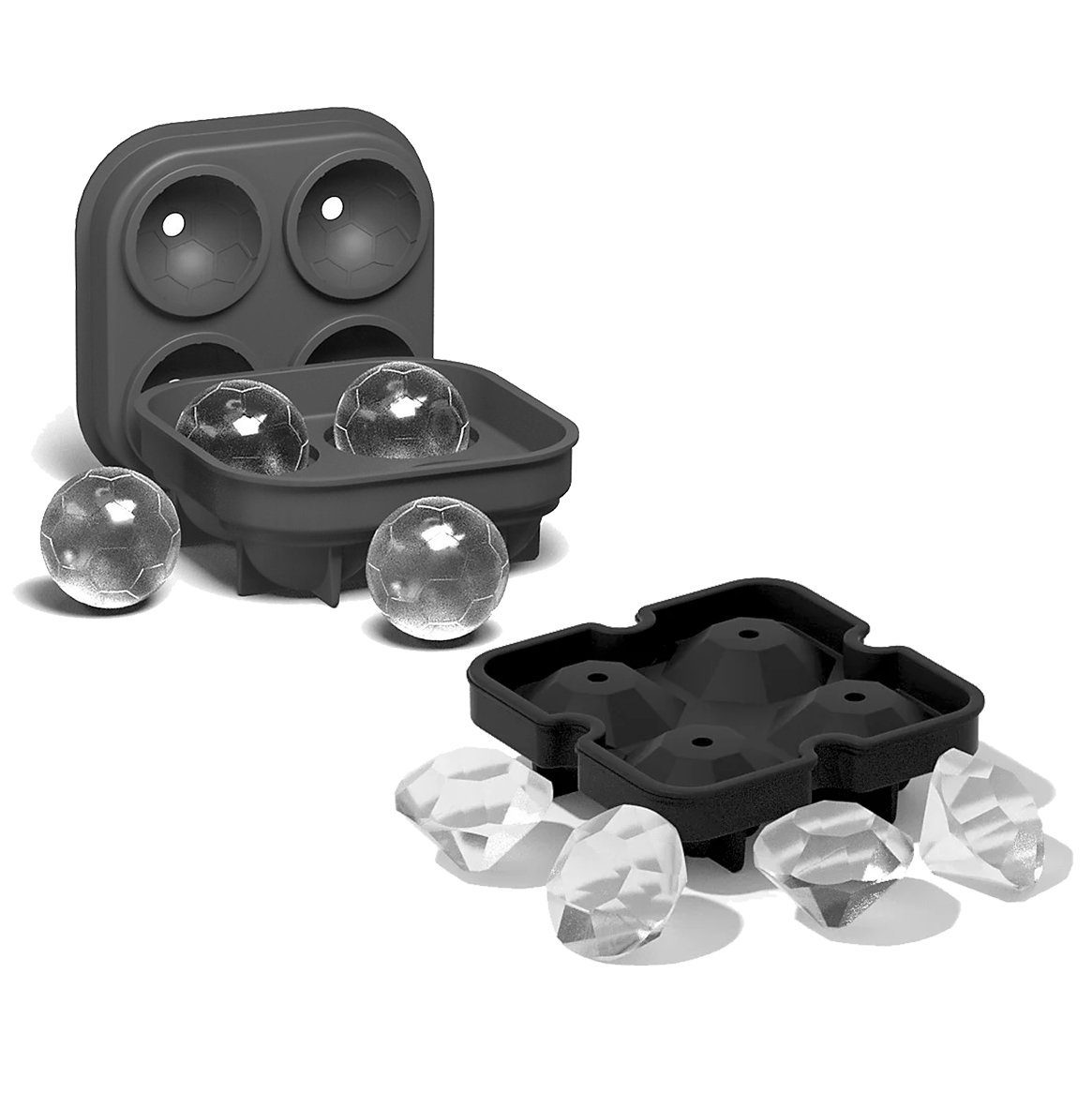 Metamorph Backform Silikonformen Set Boys and Girls für Eiswürfel 2er