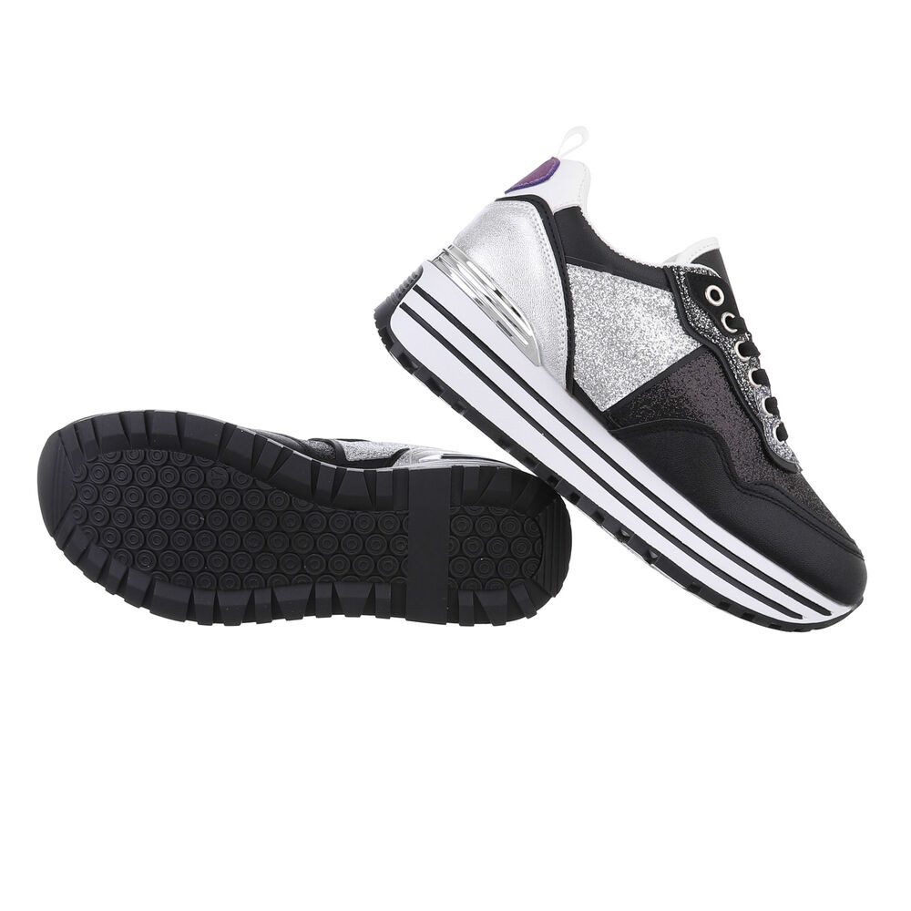 Ital-Design Damen Low-Top Freizeit Sneaker (86188180) Keilabsatz/Wedge Snea günstig online kaufen