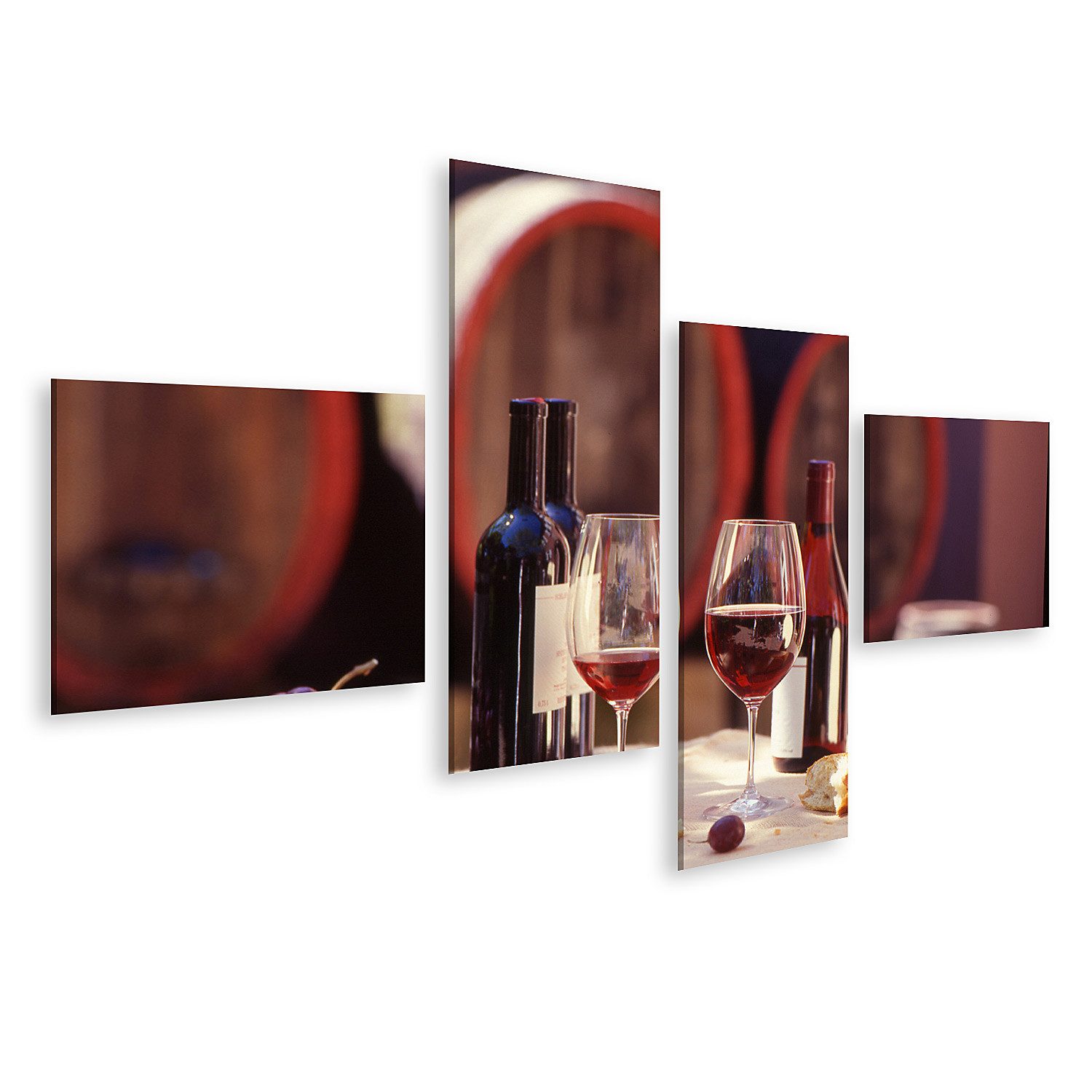 Leinwandbild Rotwein Bilder