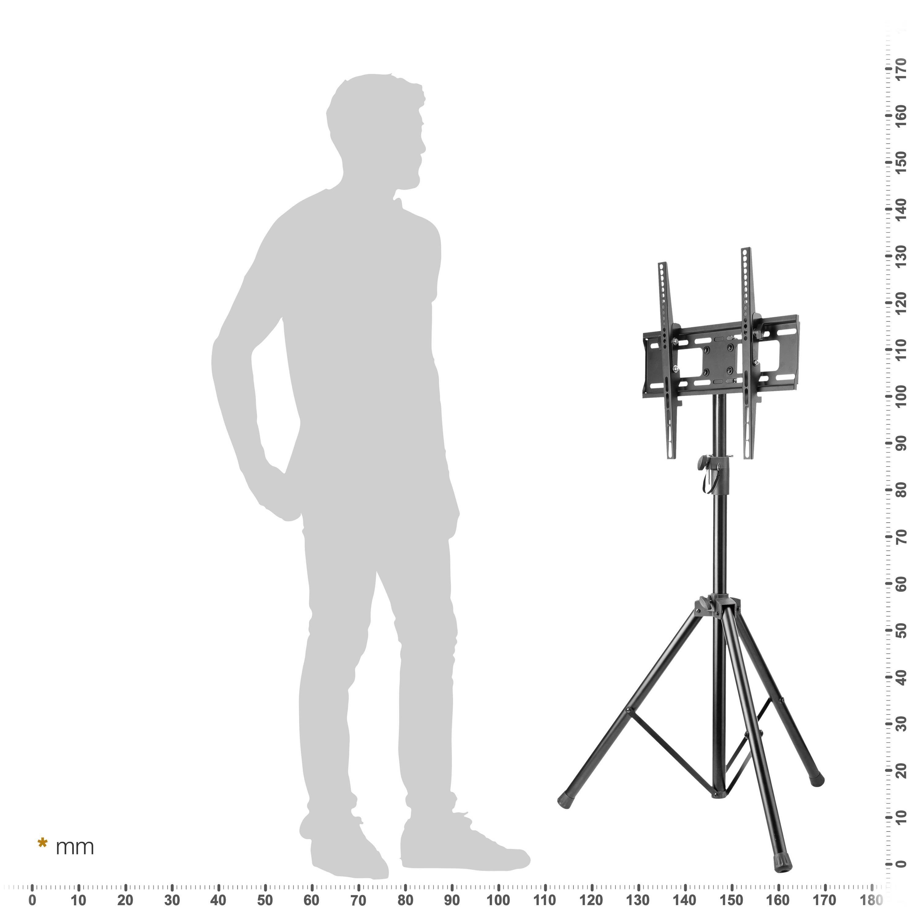 TV-Ständer, FS0844 neigbar) ausziehbar Fernseher 55 höhenverstellbar Stativ RICOO TV (bis Zoll, Standfuß