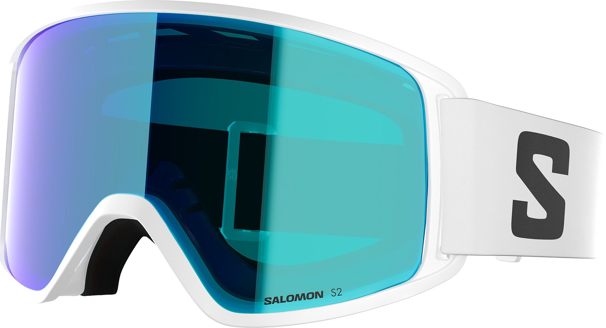 Salomon Skibrille GOGGLES FORCE M White/Univ Mid Blue White
