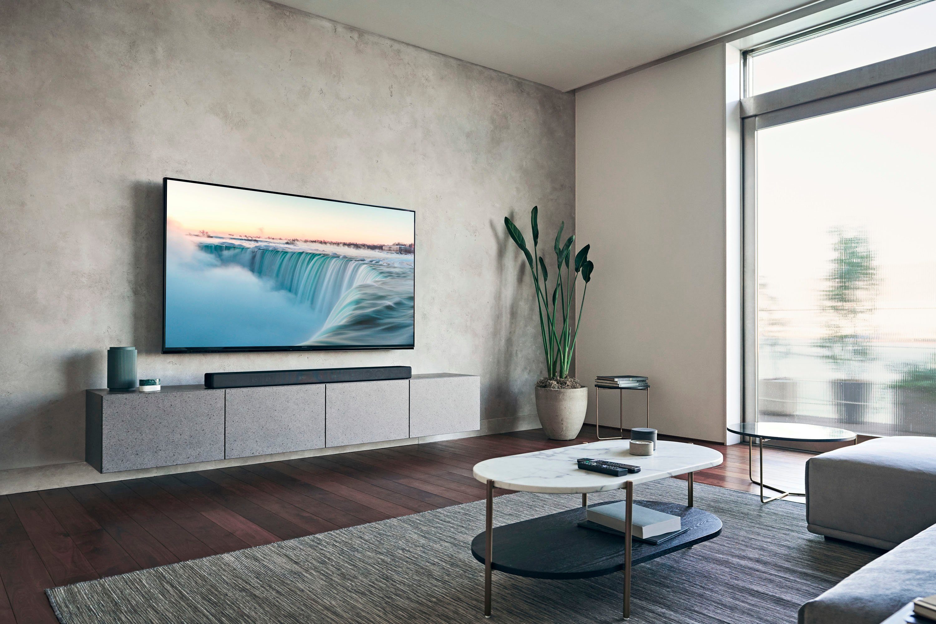 Sony HT-A7000 Audio, HDMI, Sync, High-Res (Ethernet), LAN Acoustic (Bluetooth, (WiFi), 500W 7.1.2 WLAN Gesamtleistung) Soundbar Center