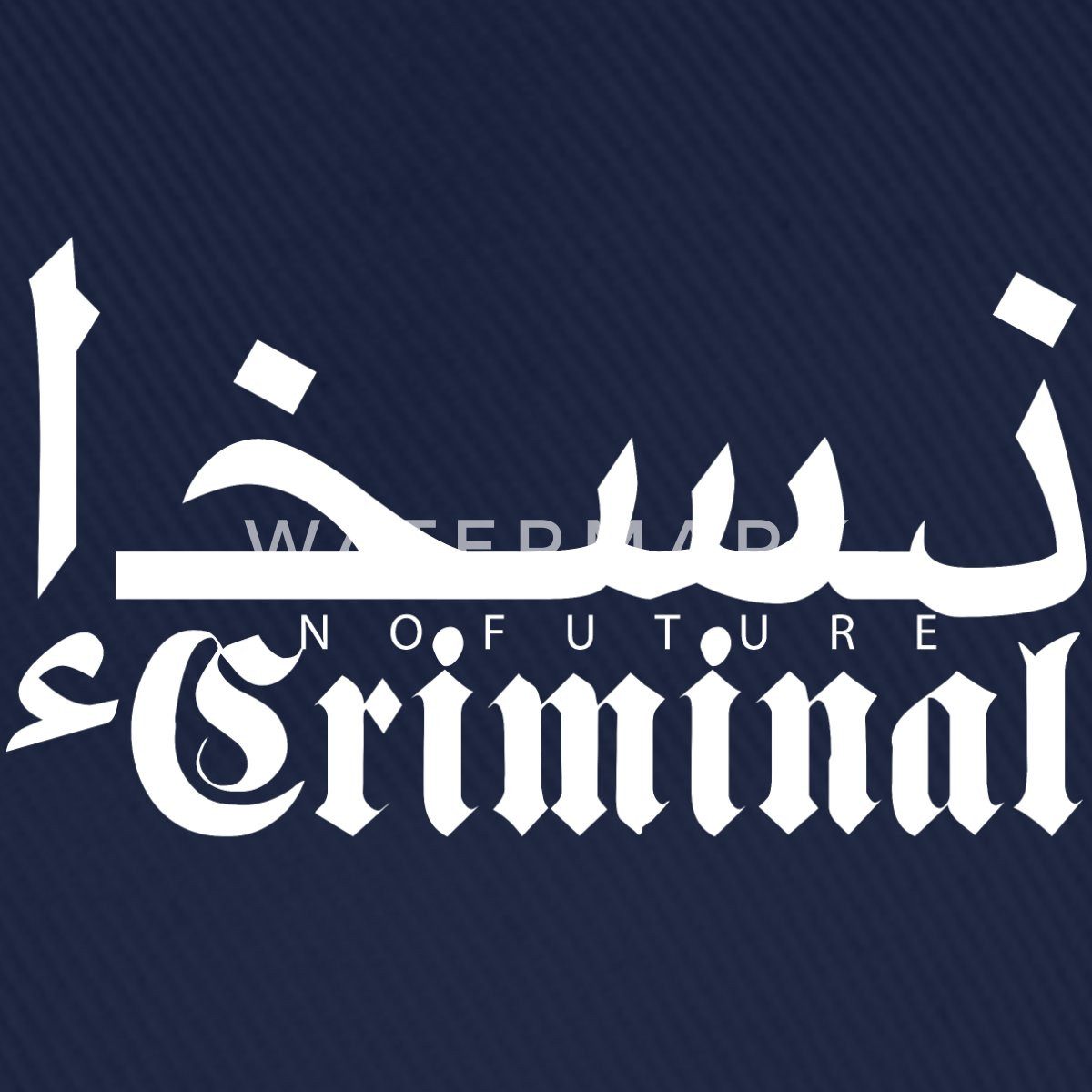 Spreadshirt Baseball Cap NoFuture Criminal Family günstig online kaufen
