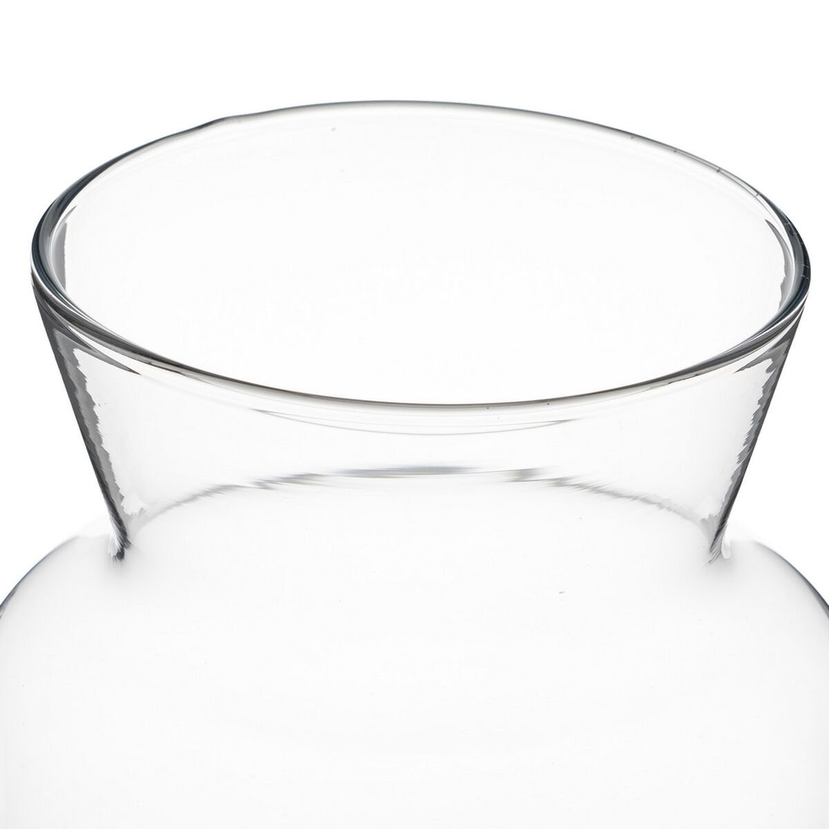 Durchsichtig Vase x x 26 17 Glas Bigbuy Dekovase 17 cm