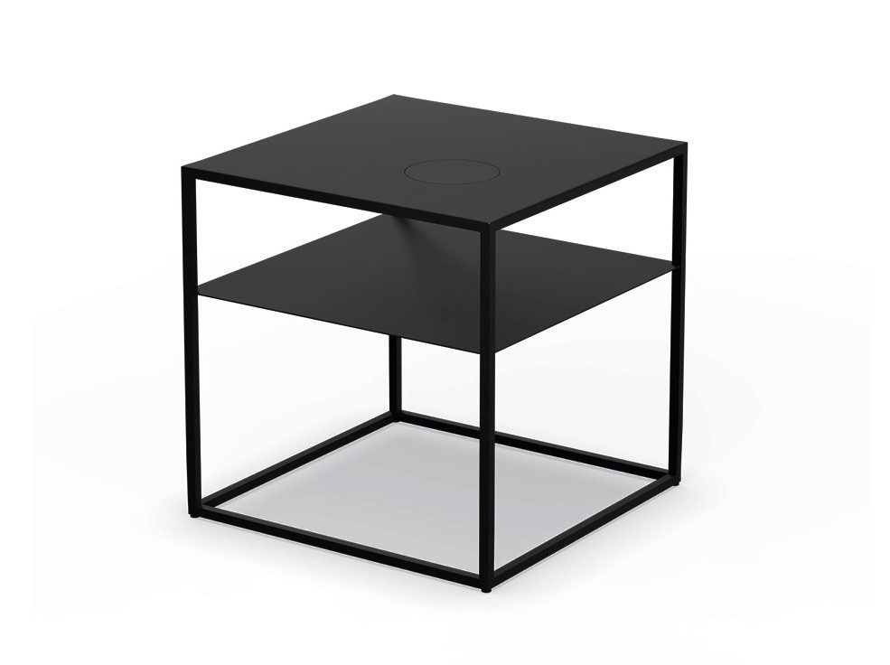 höfats Ablagetisch FIRE FRAME Lounge-Tisch (1 Tisch), Integrierte Öffnung mit Deckel