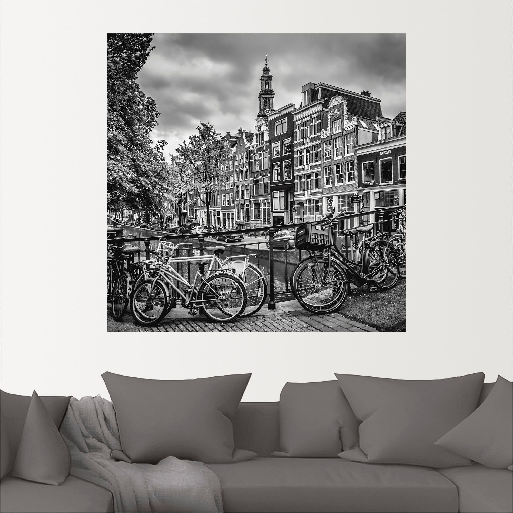 Artland Wandbild »Amsterdam Bloemgracht«, Amsterdam (1 Stück), in vielen Größen & Produktarten - Alubild / Outdoorbild für den Außenbereich, Leinwandbild, Poster, Wandaufkleber / Wandtattoo auch für Badezimmer geeignet-kaufen