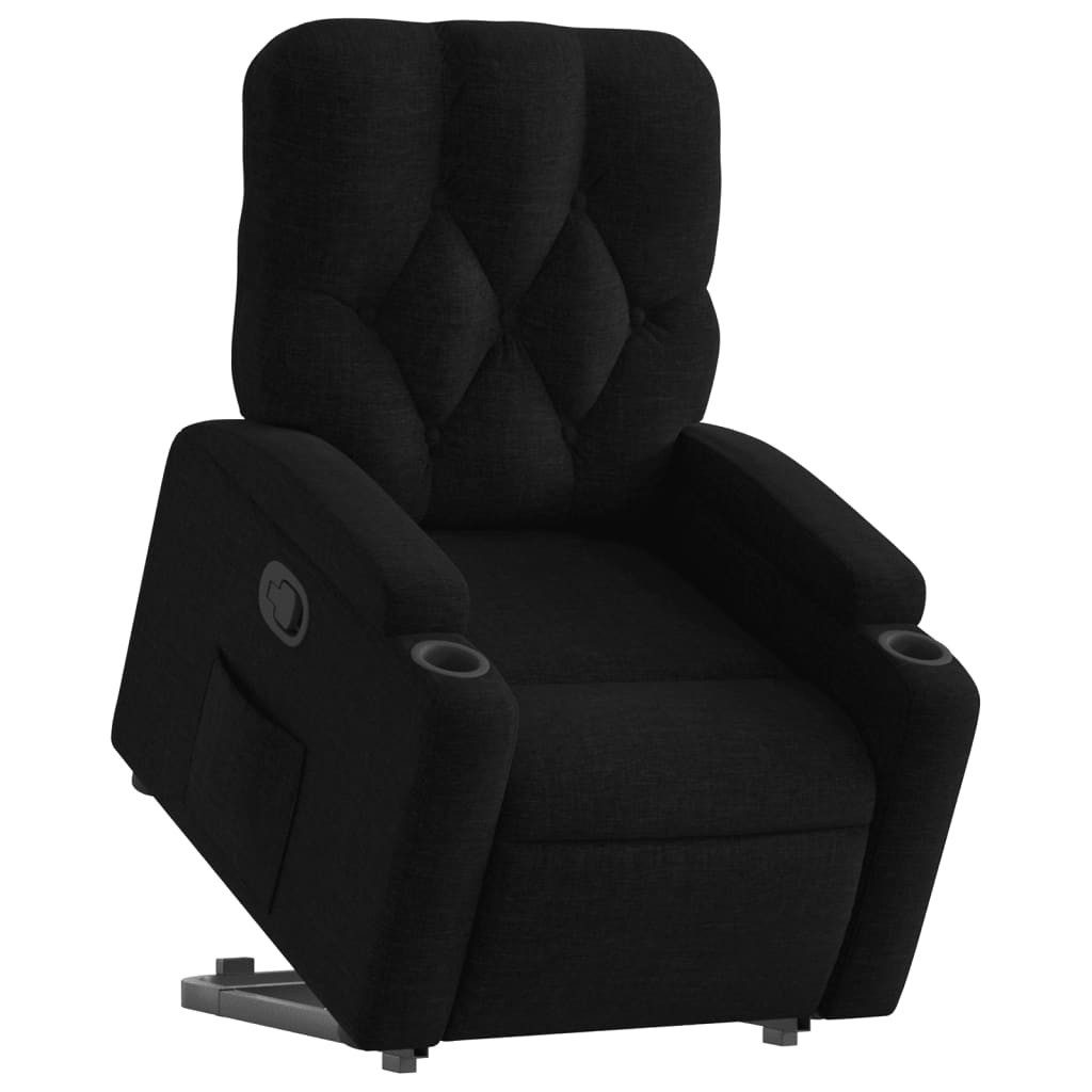 vidaXL Sessel Relaxsessel mit Aufstehhilfe Schwarz günstig online kaufen