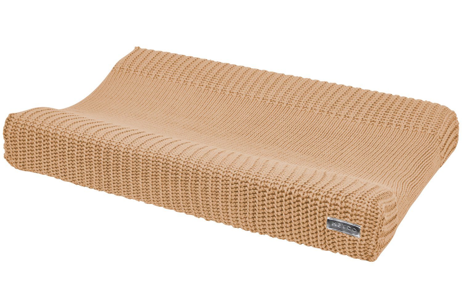 Meyco Baby Wickelauflagenbezug Herringbone Warm Sand (1-tlg), 50x70cm