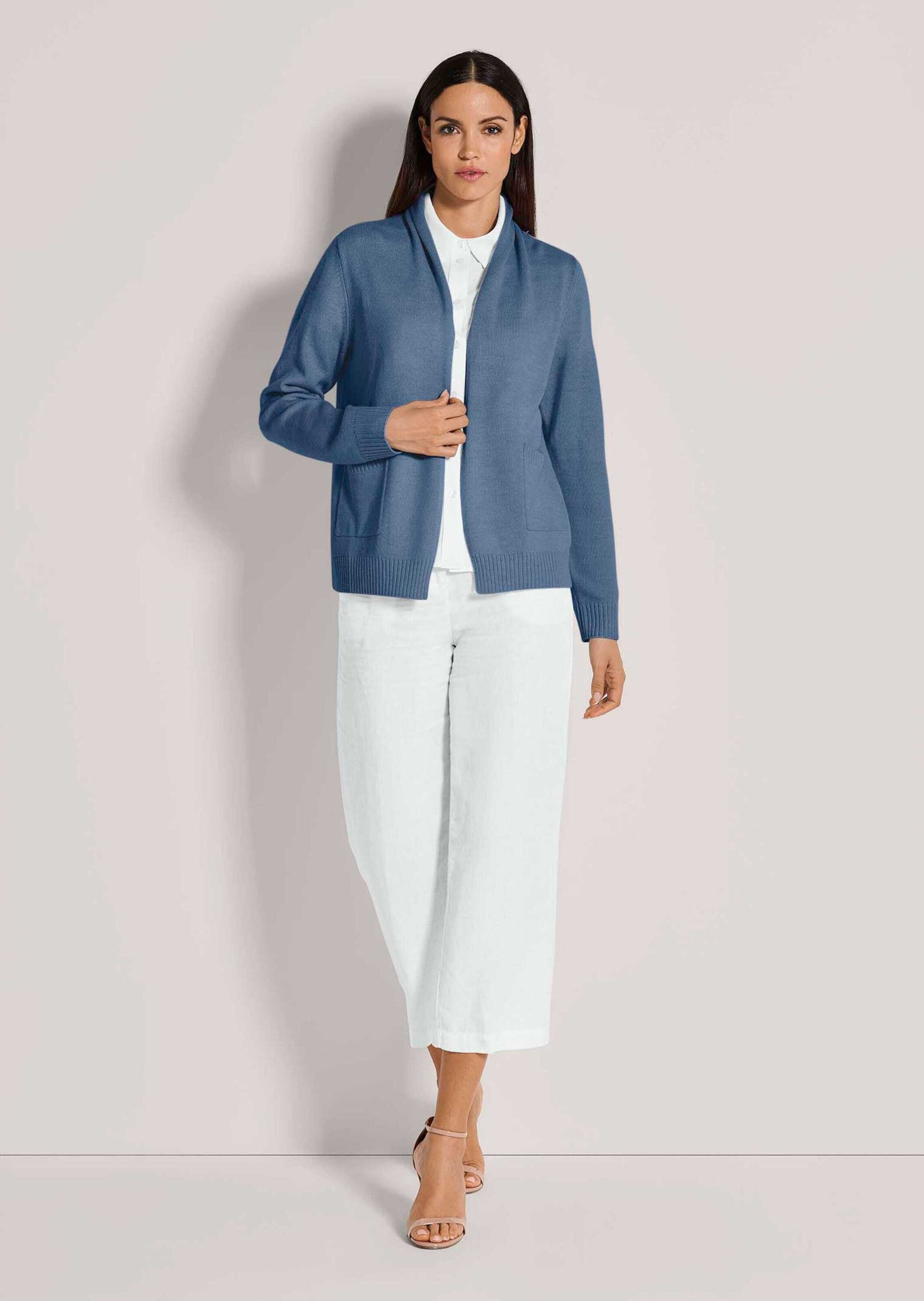 Strickjacke Lange Strickjacke ohne Verschluss
