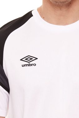 Umbro Funktionsshirt umbro Training Jersey Herren Trainings-Shirt Sport T-Shirt 65289U-GR8 Fußball-Shirt Weiß/Schwarz