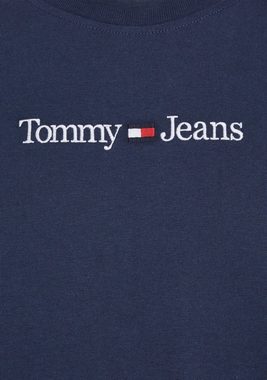 Tommy Jeans T-Shirt TJM CLASSIC LINEAR LOGO TEE mit Logostickerei