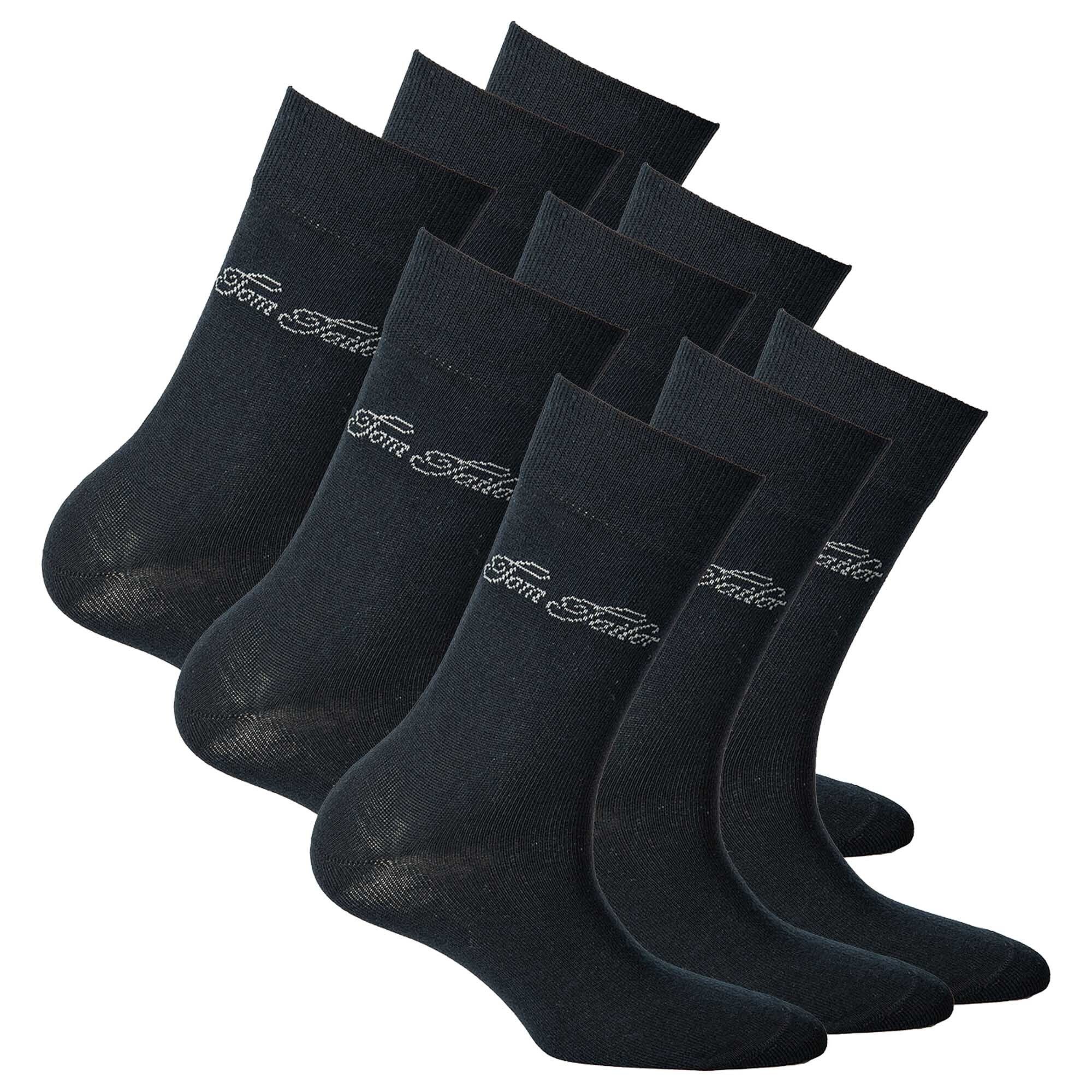 TOM TAILOR Kurzsocken 9er Pack Herren Socken - Basic, einfarbig